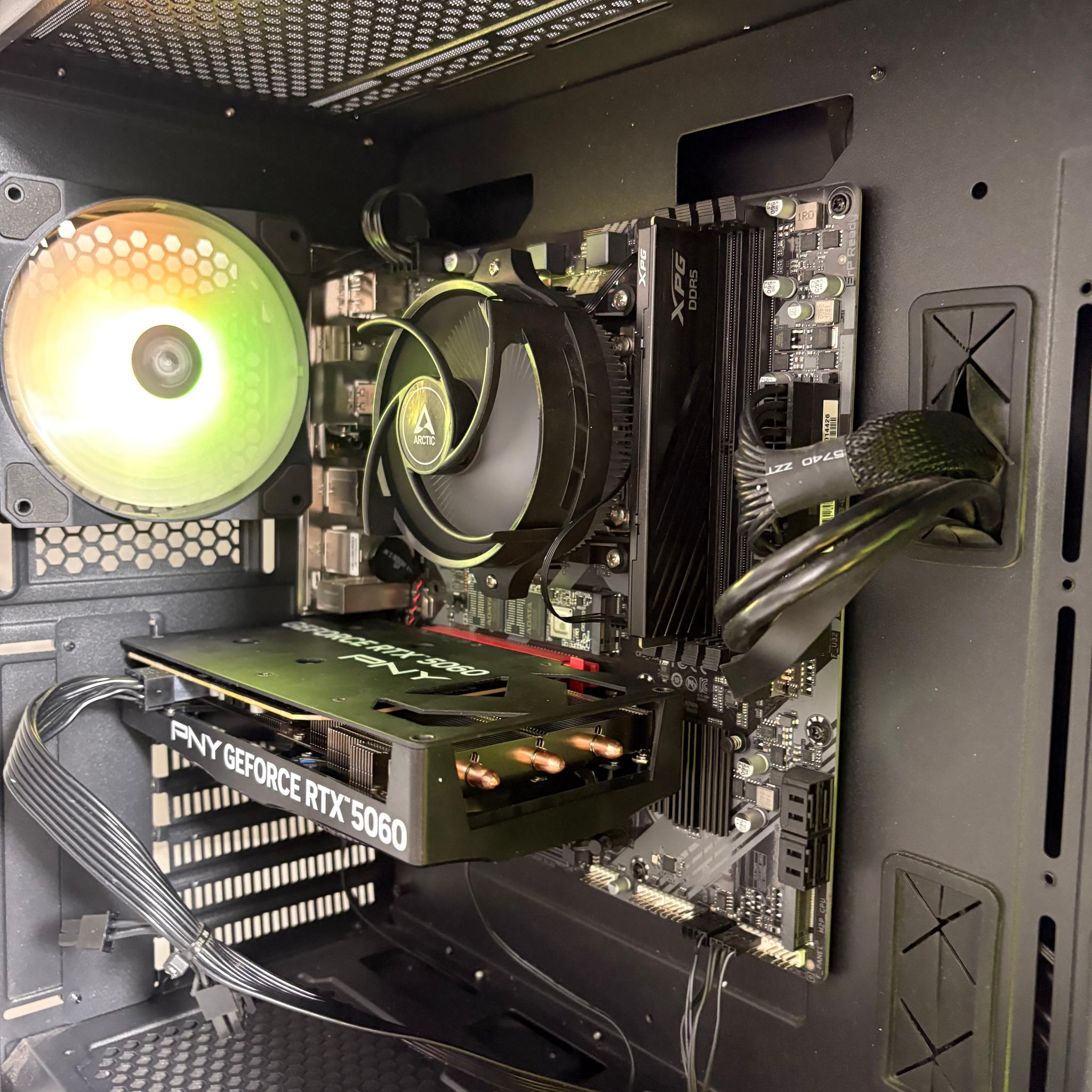 YEYIAN Gaming PC - Ryzen 5 7500F, RTX 5060 Ti 8GB, 16GB DDR5 Ram (V6)