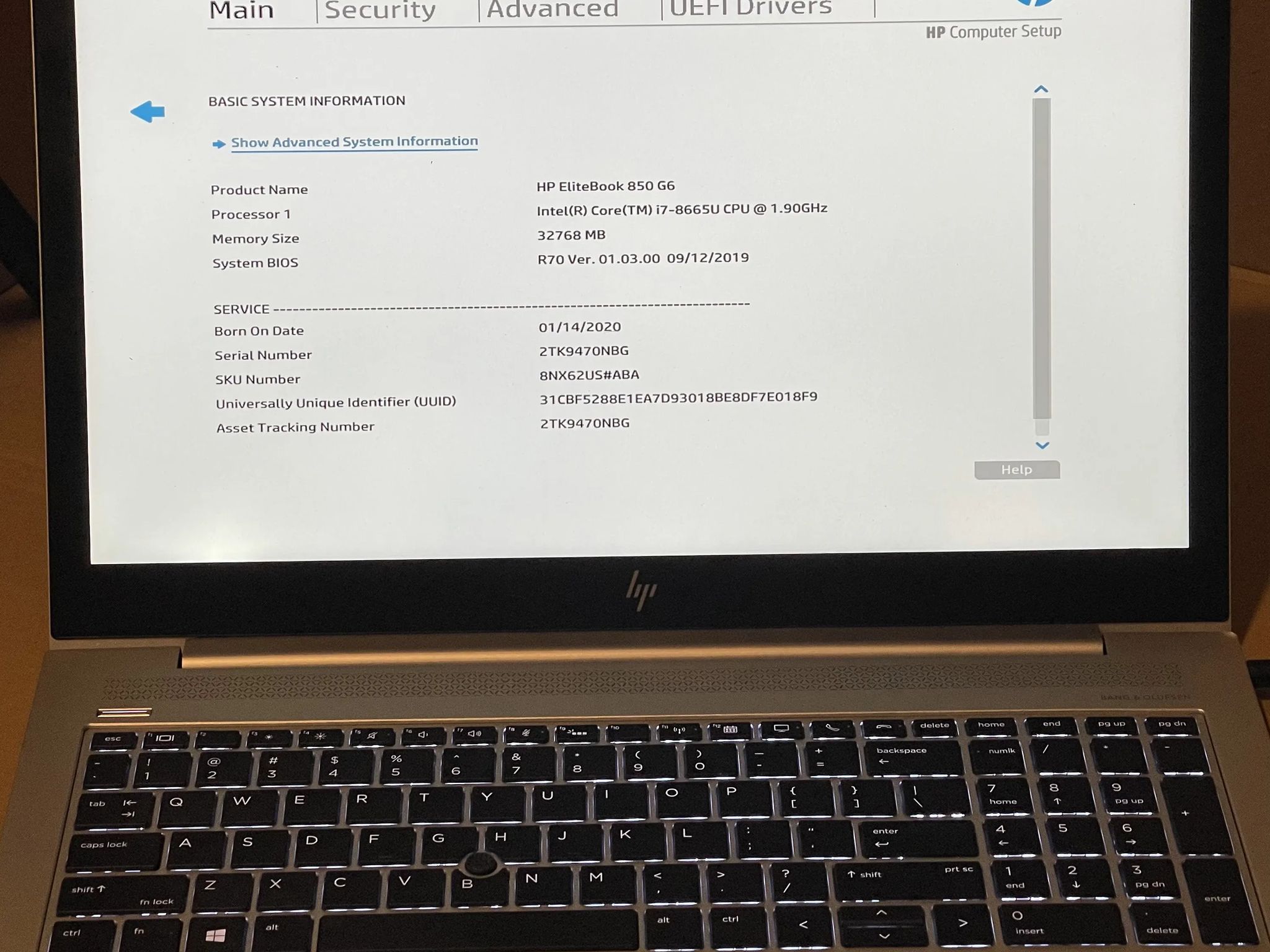 HP EliteBook 850 G6, Used, 15", i7-8665U, 32GB, 512GB