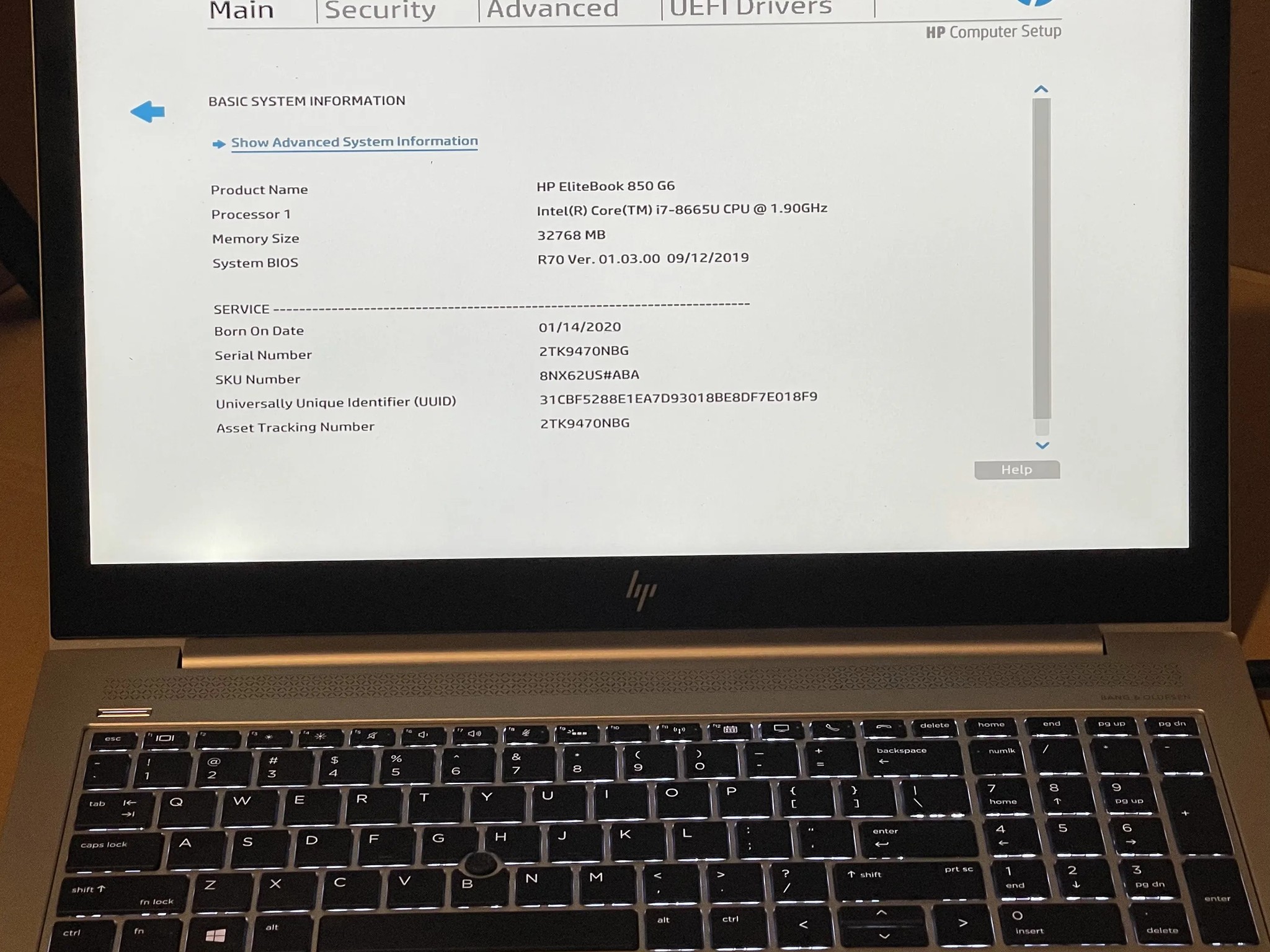 HP EliteBook 850 G6, Used, 15", i7-8665U, 32GB, 512GB