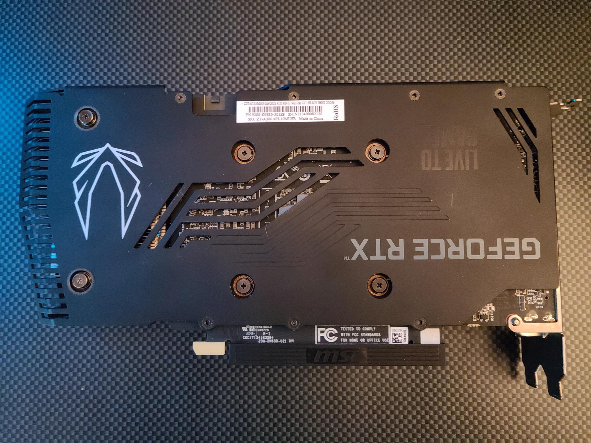 Zotac GeForce RTX 3060 Ti 8 GB Twin Edge OC LHR