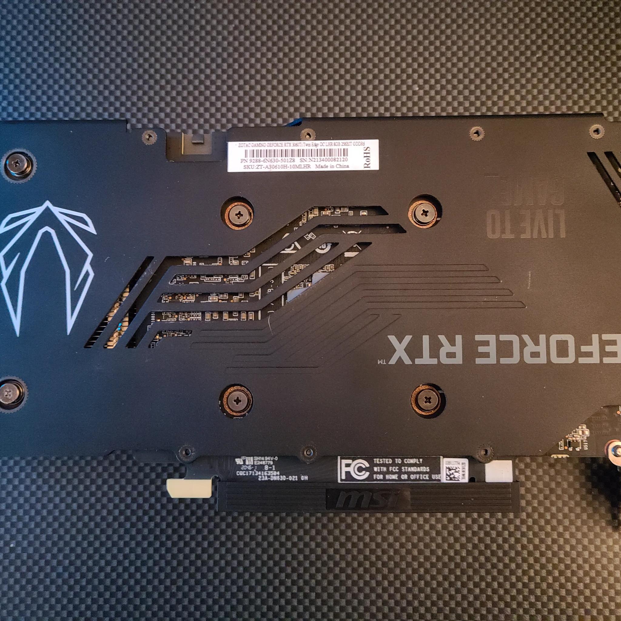 Zotac GeForce RTX 3060 Ti 8 GB Twin Edge OC LHR