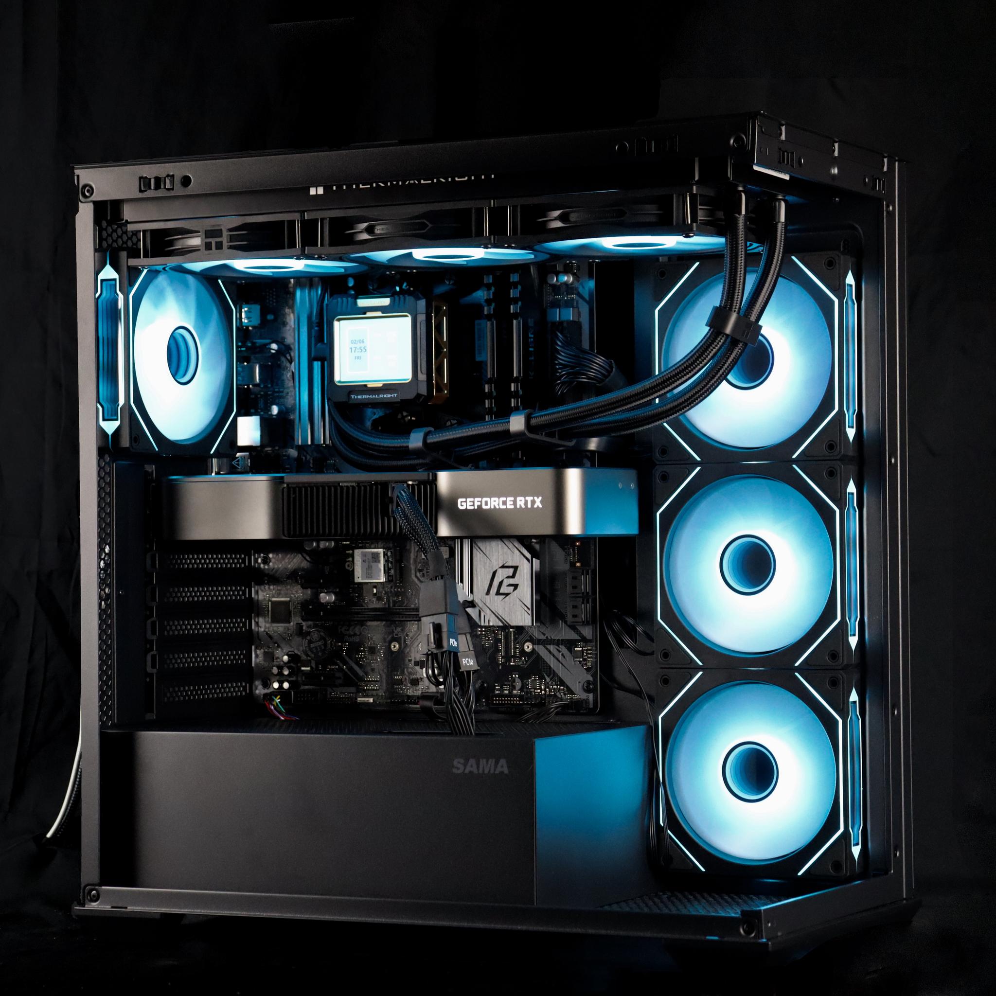⚜️♟️Obsidian Void V2 - 1440P Gaming PC | RTX 3080, Ryzen 9 3900X, 32GB RAM, 1TB NVMe SSD | ♟️⚜️