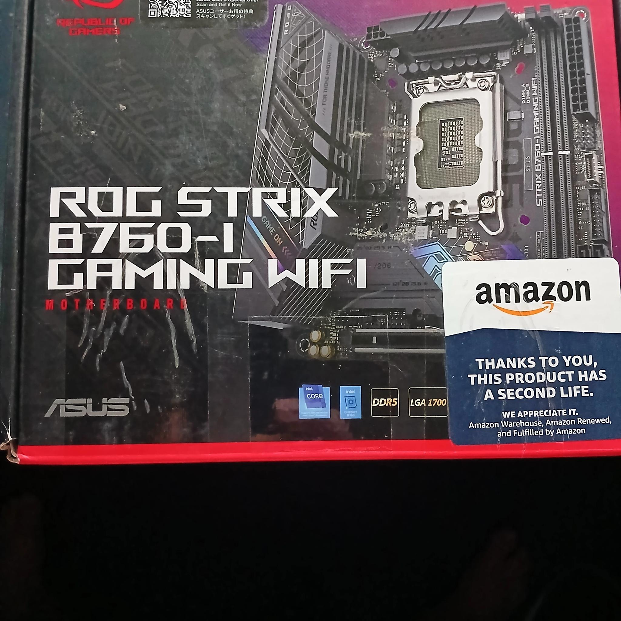 Rog Strix B760-I Gaming WiFi With I9-13900KF