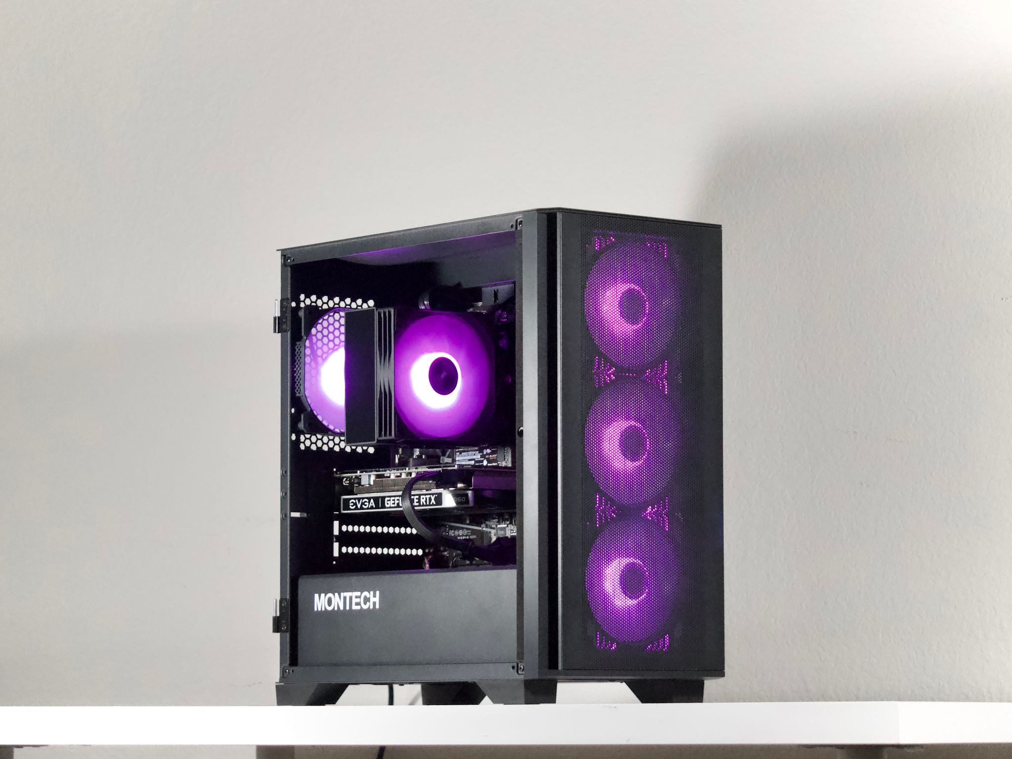 🟣 Ryzen 5 5500 + RTX 2060 | 16GB DDR4 | 1TB NVMe | 650W | Mostly NEW Parts | WiFi/BT | FREE Ship!