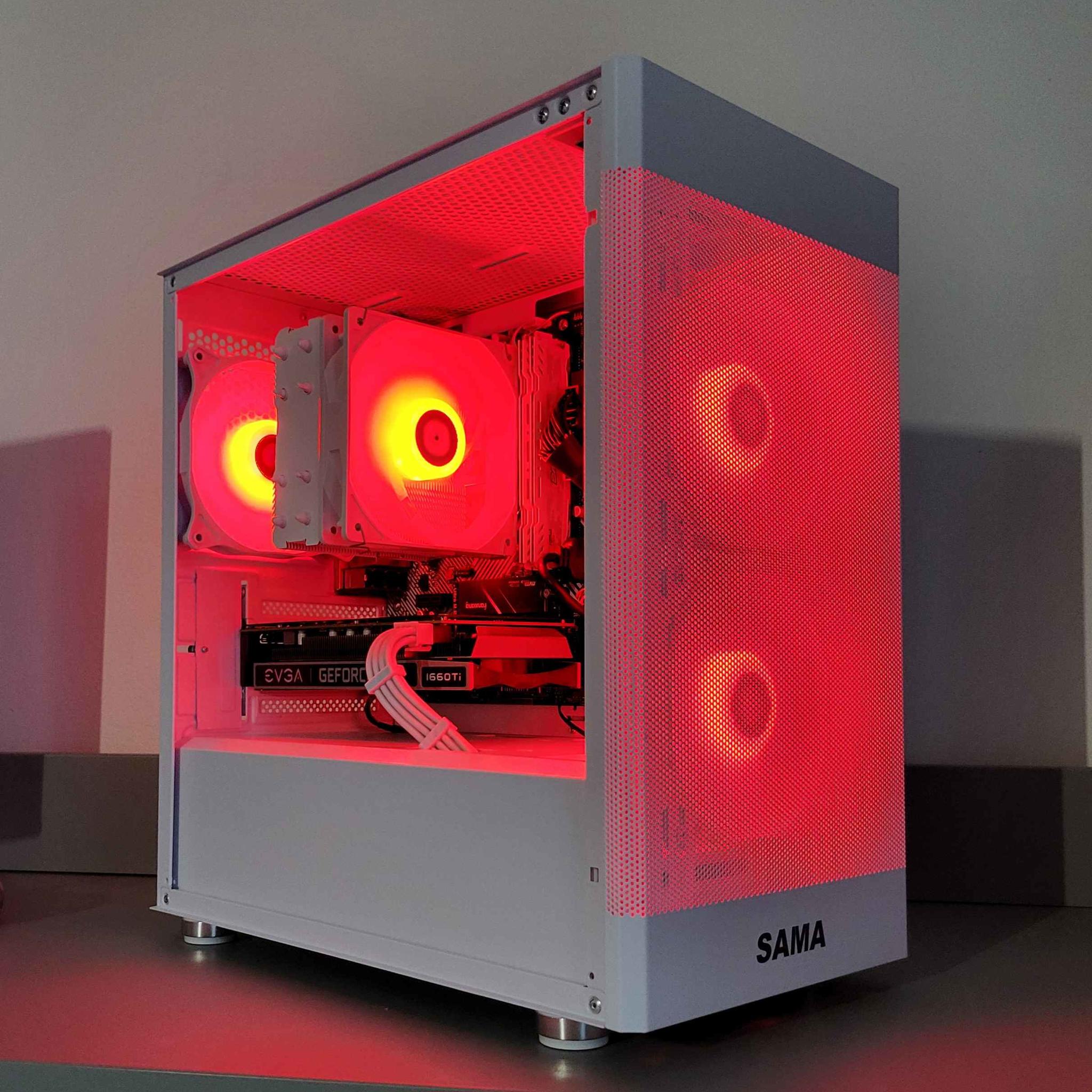 White Beauty! Workstation & Gaming PC | Ryzen 7 | 32GB RAM | 1TB | GTX 1660 Ti | Wi-Fi | Bluetooth
