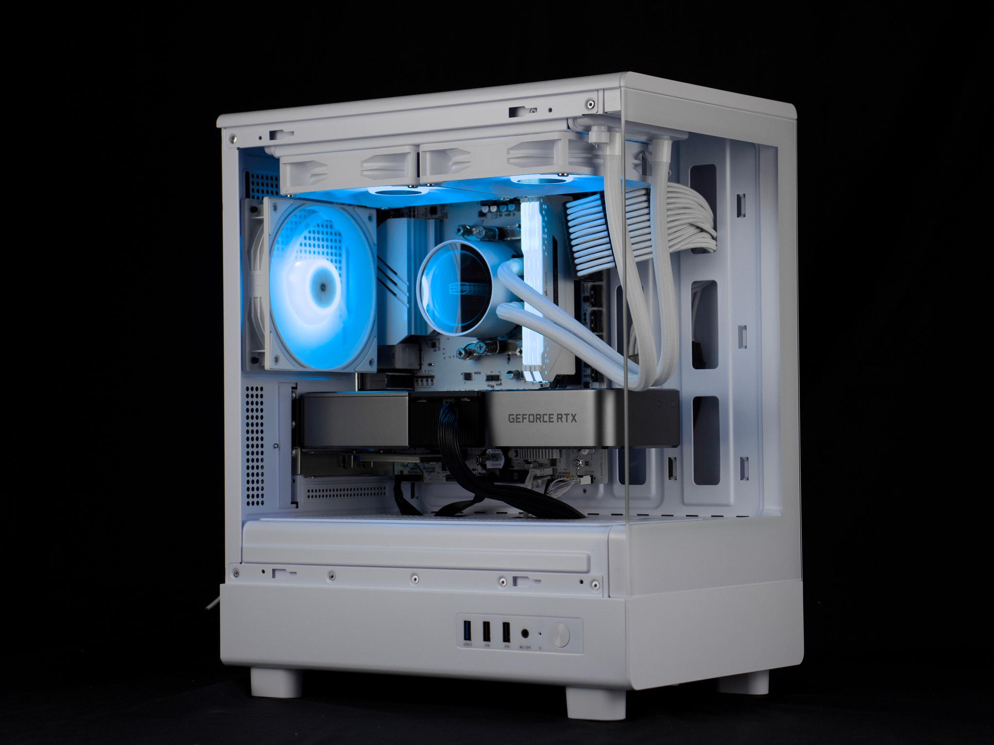 🧊❄️🧊 White Gaming PC – RTX 3070 TI, Ryzen 5 5600, 16GB RAM, 1TB NVMe SSD - WiFi, BlueTooth 🧊❄️🧊