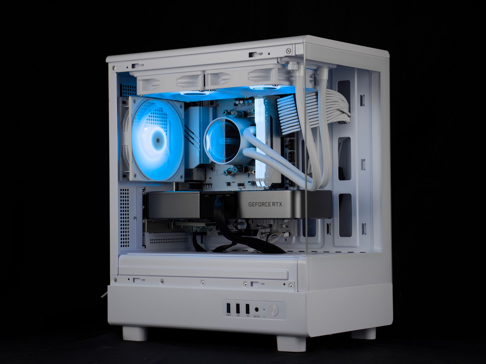 🧊❄️🧊 White Gaming PC – RTX 3070 TI, Ryzen 5 5600, 16GB RAM, 1TB NVMe SSD - WiFi, BlueTooth 🧊❄️🧊