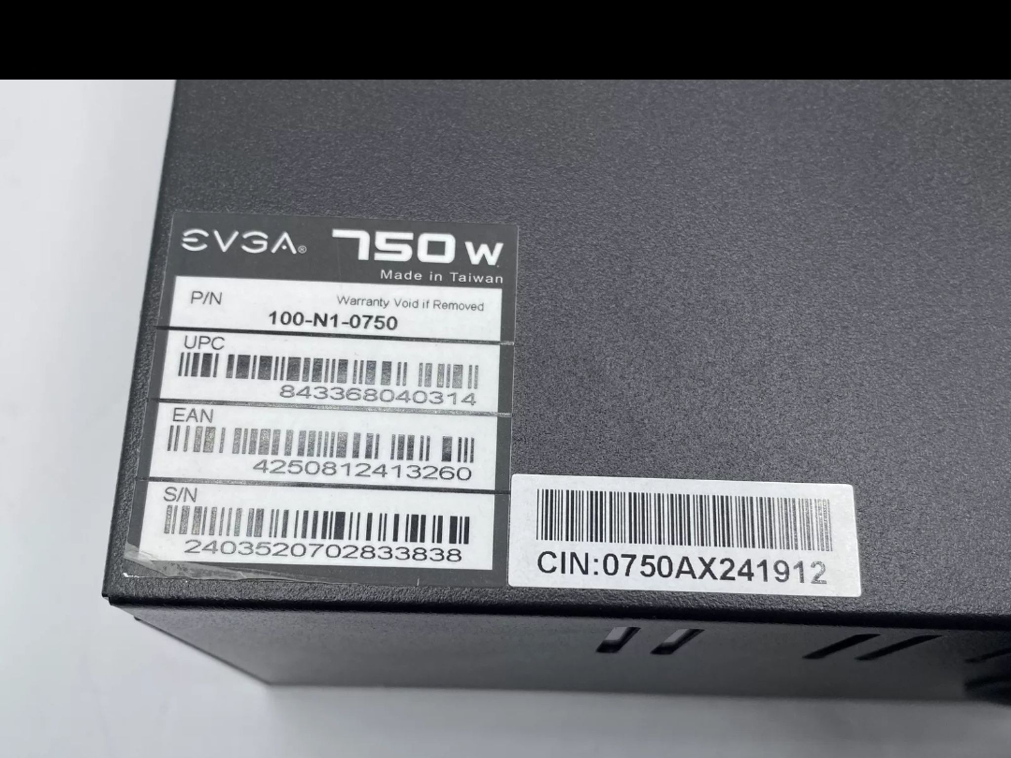 EVGA 750w