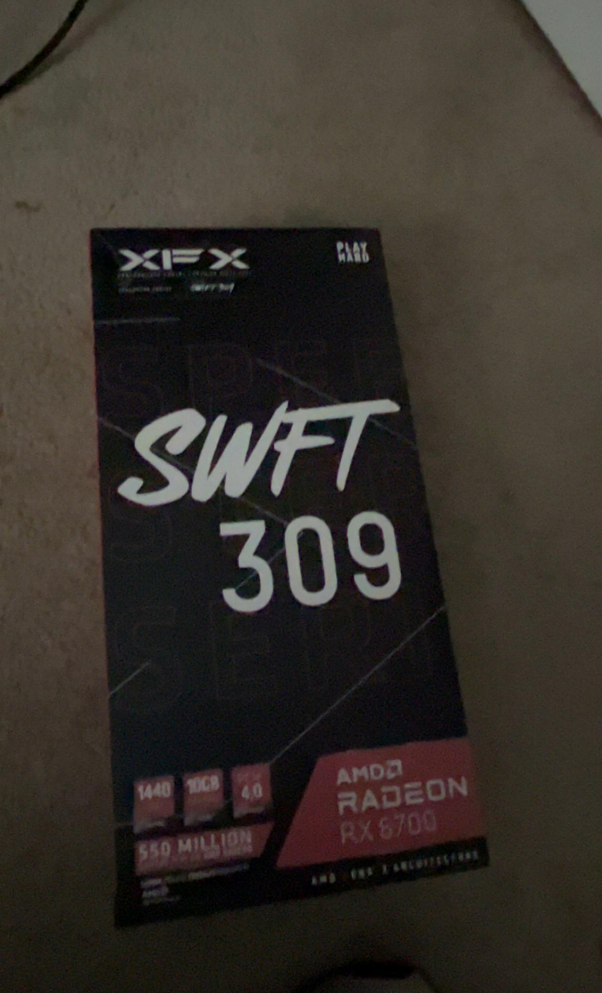 XFX SWFT 309 AMD Radeon RX 6700 (NON-XT) 10GB VRAM