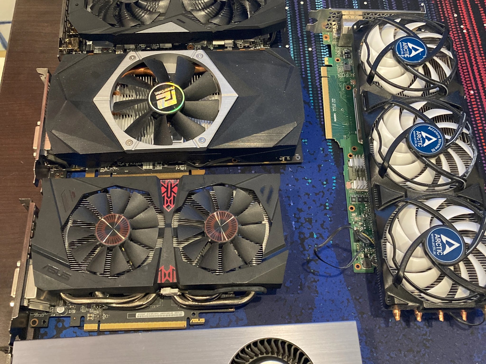 Collection of assorted low/mid-range to high end GPUs (being sold all together)