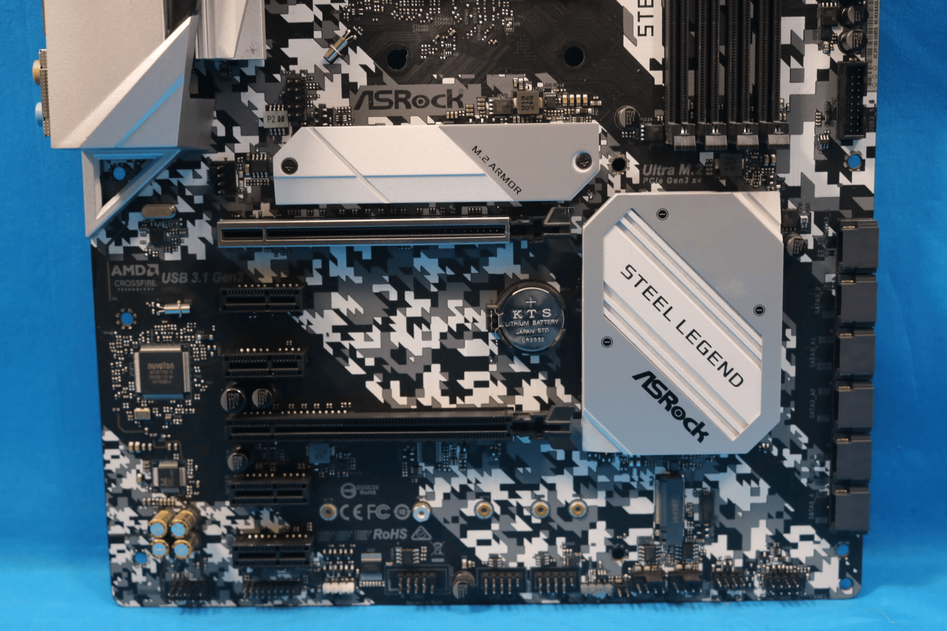 *Newest BIOS* ASRock B450 Steel Legend AMD Socket AM4 DDR4 ATX RGB Desktop Motherboard & I/O Shield