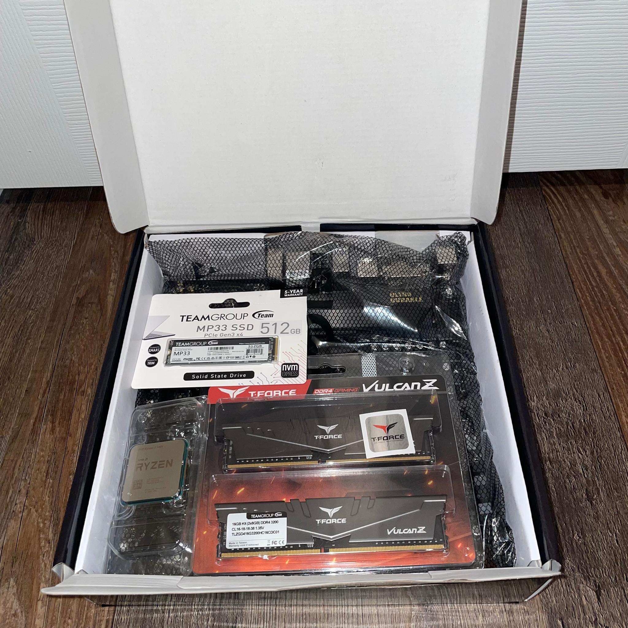 Am4 Motherboard/CPU/RAM/SSD Combo!