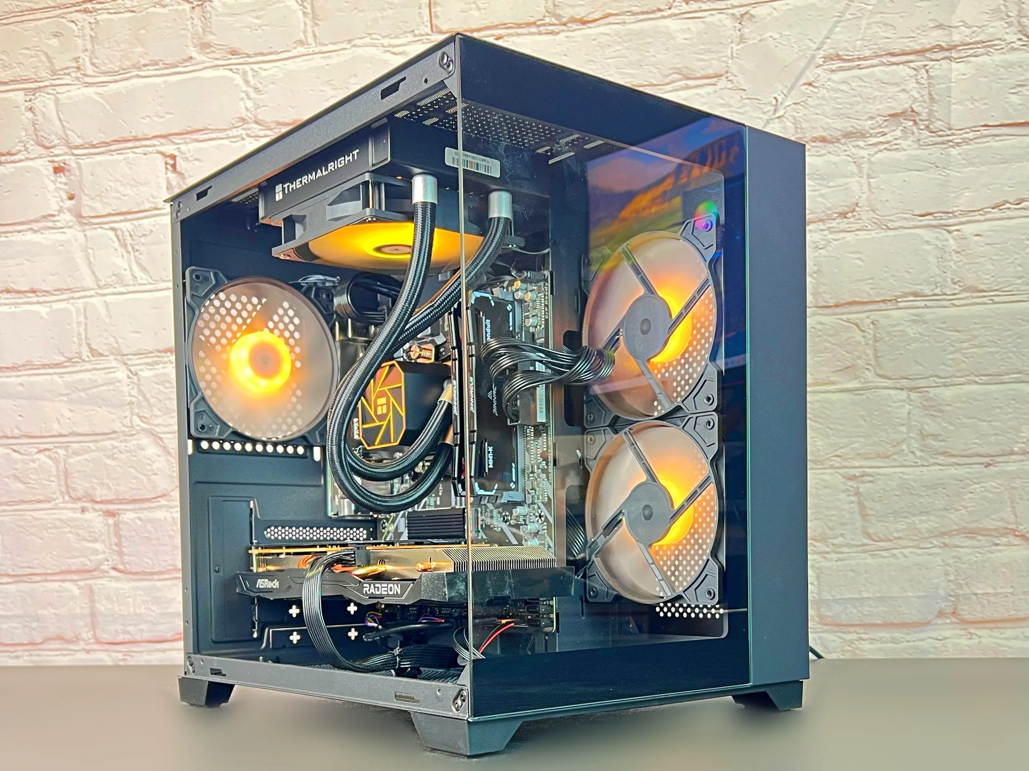 Liquid Cooled Ryzen 5 3600 RX 6600 16GB RAM 1TB M.2 Gaming/Streaming PC