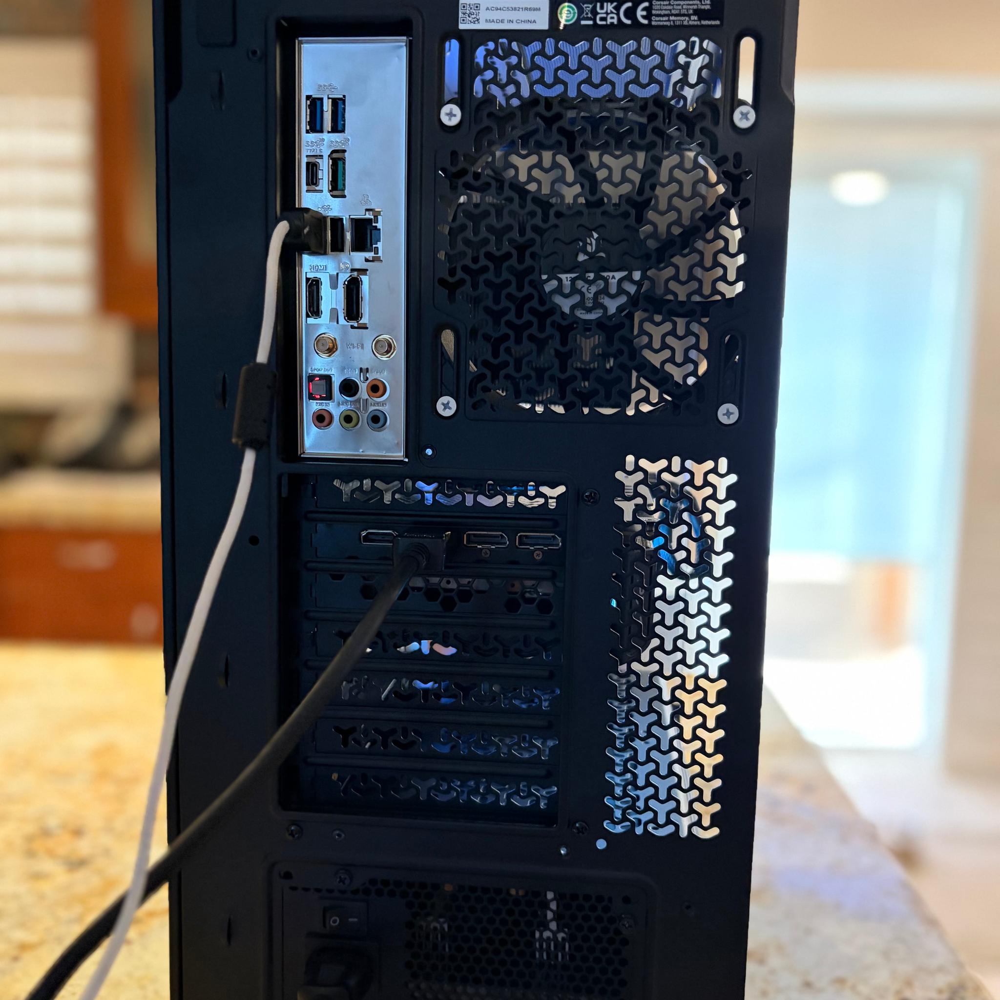 Black Gaming PC | RTX 3080 10GB | RYZEN 7 3700X | 16GB RAM | 1TB NVME SSD | Wi-Fi + Bluet...