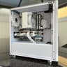 All White Gaming PC Ryzen 5 5600/RTX 4060 8GB/1.5 TB NVME SSD/32 GB RAM 3200 DDR4