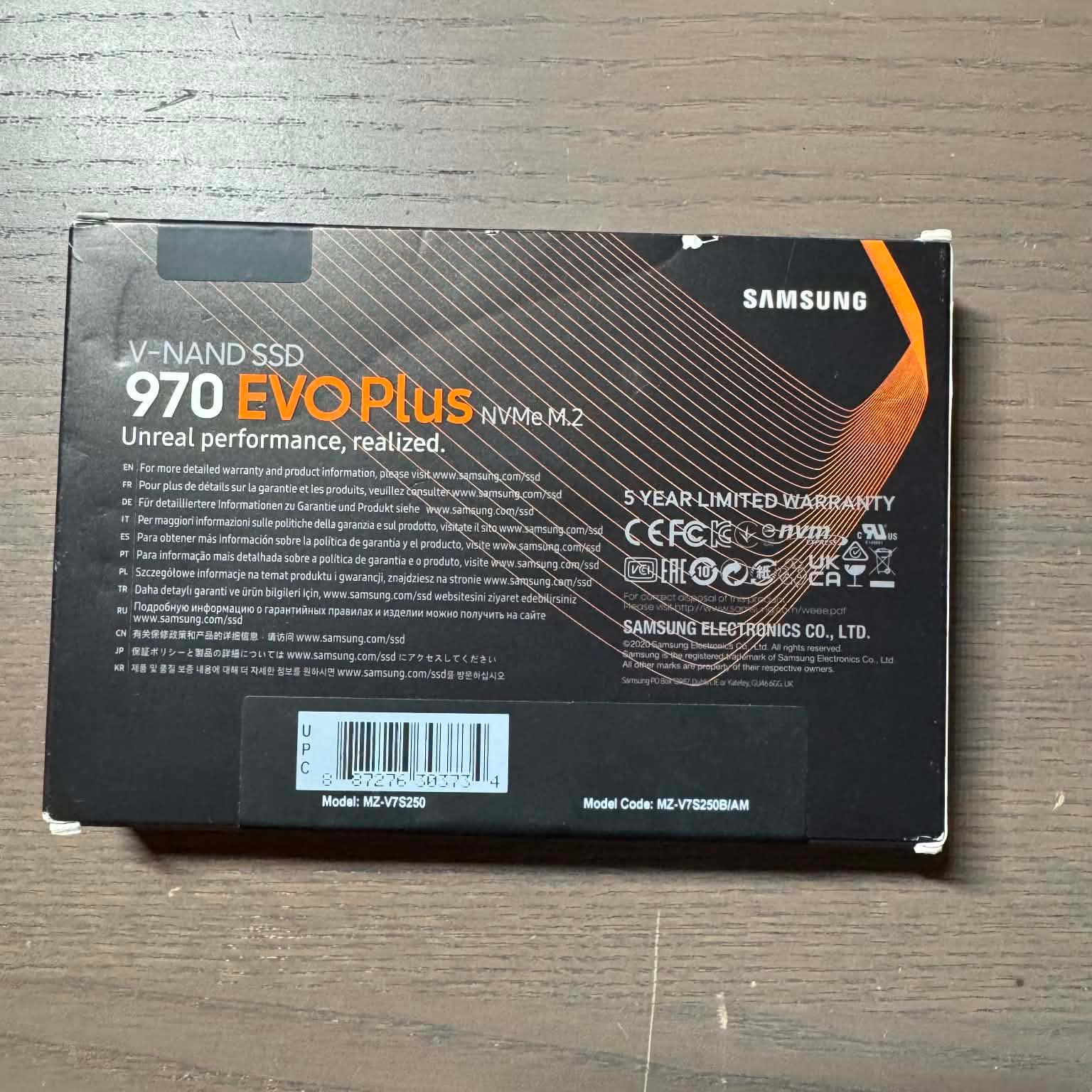 Samsung 970 Evo Plus 256GB - Image 4