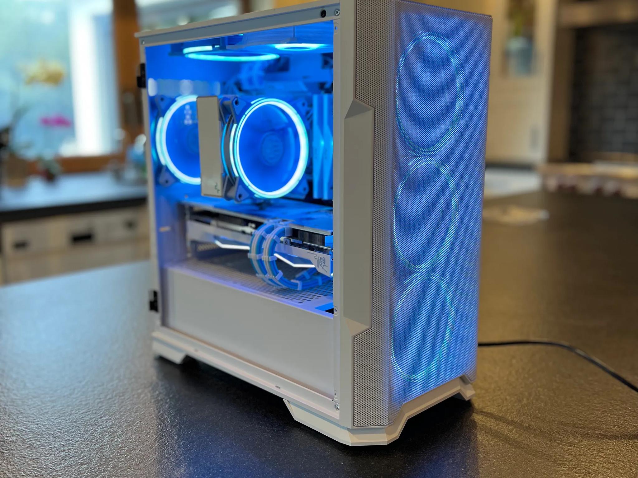 🤍💙 YESTON Sakura Build | i5-12400 | Radeon RX 6700XT 💙🤍