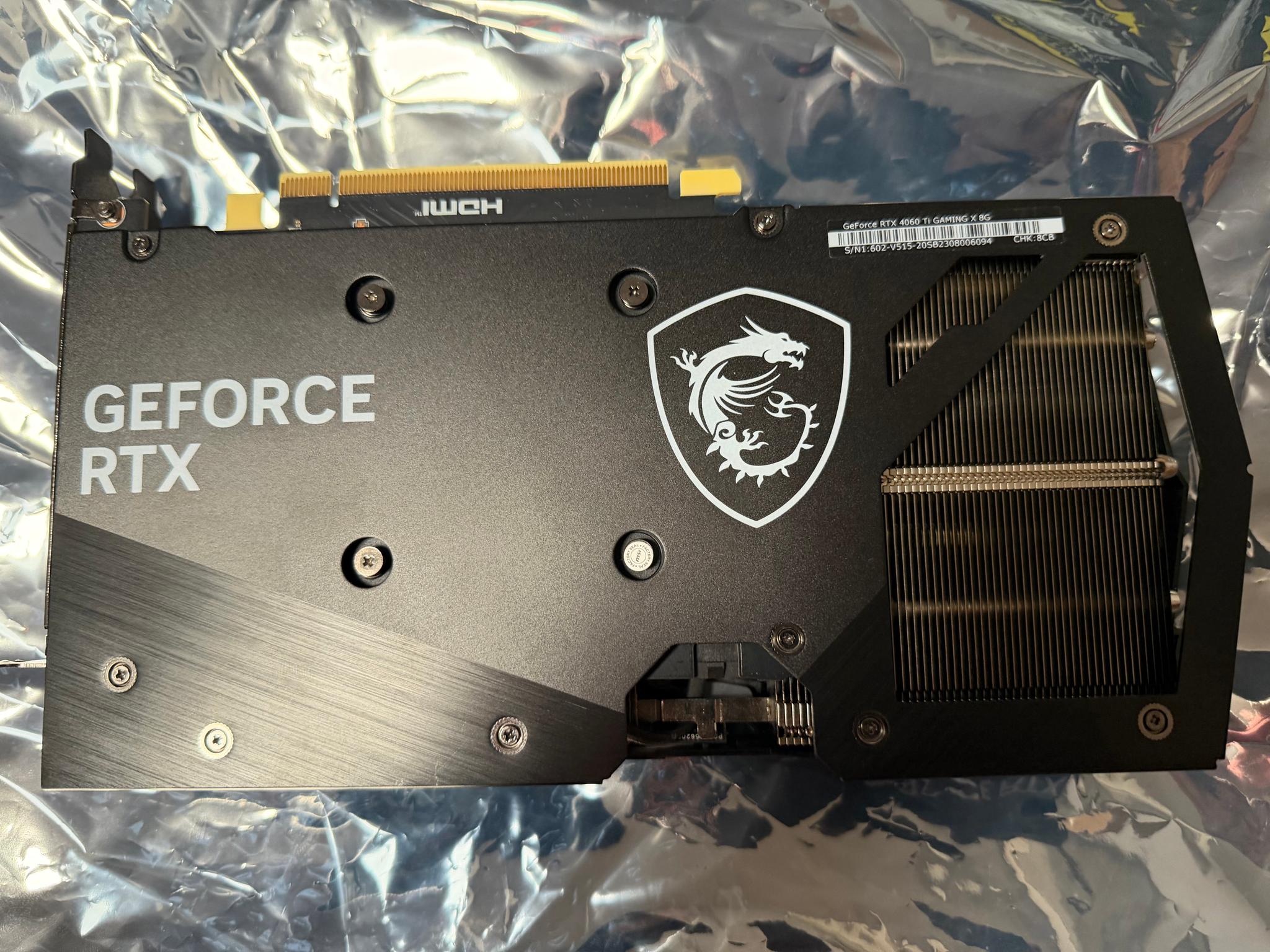 MSI NVIDIA GeForce RTX 4060 Ti Gaming X Dual Fan 8GB GDDR6 PCIe 4.0 Graphics Card