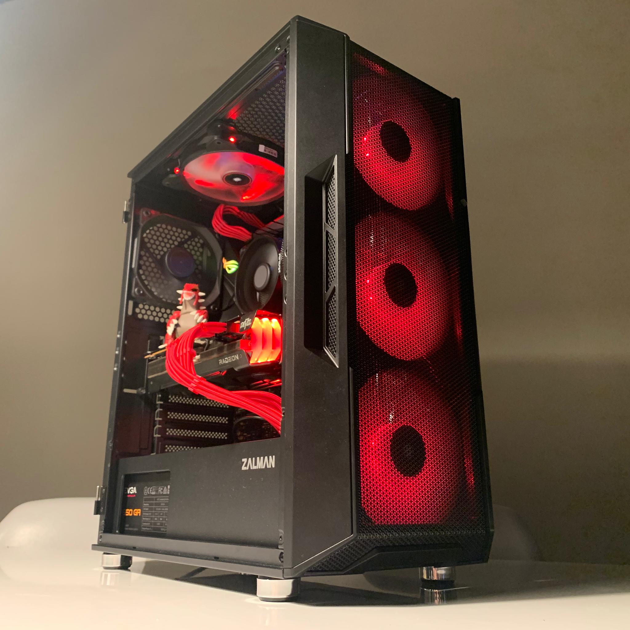 6600 XT + Ryzen 5 3600 Red Devil CUSTOM BUILD - All AMD Gaming PC - Comes with Groudon Figurine!!!