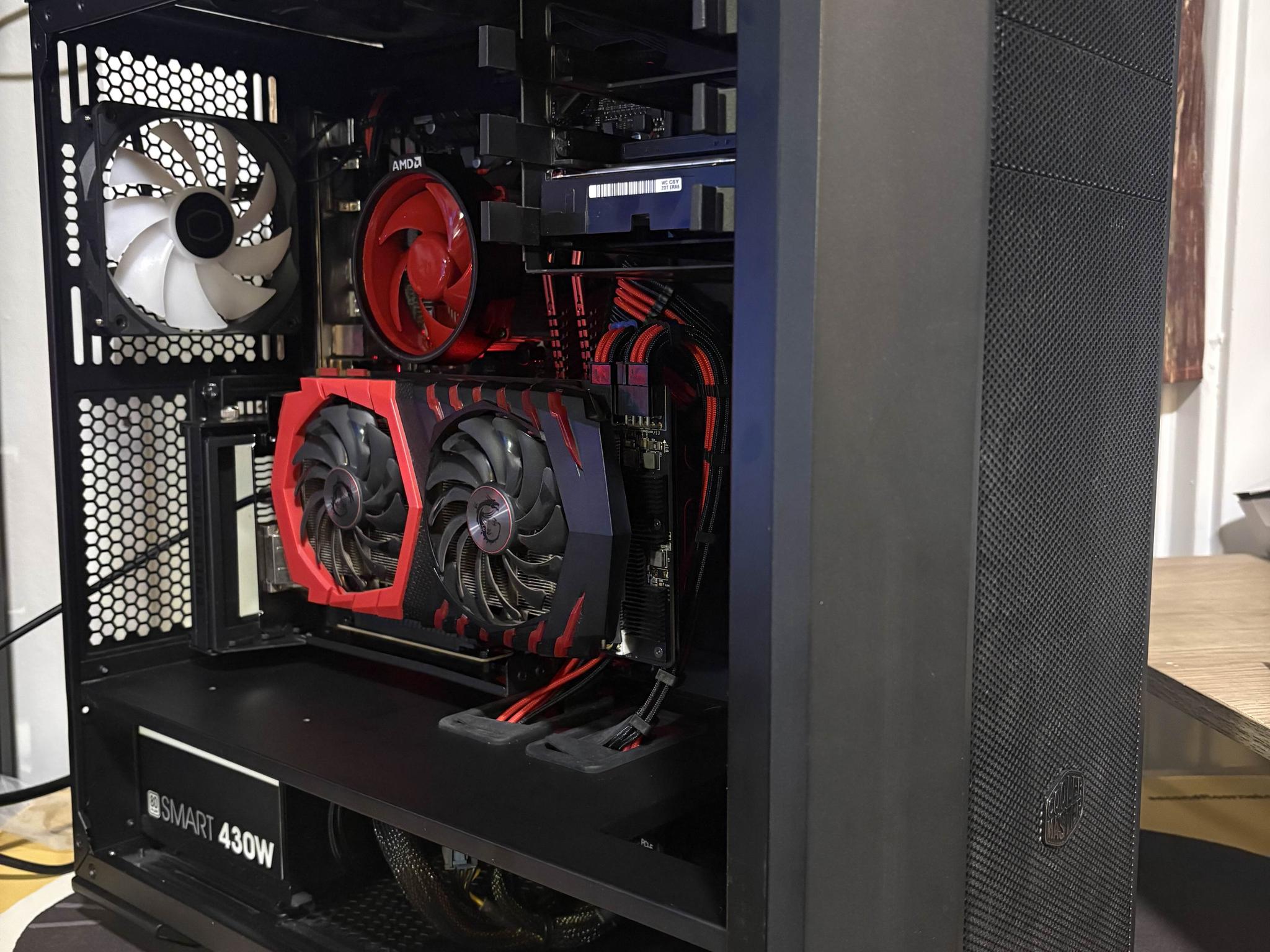 Black Cat Ember – Ryzen 5 | GTX 1070 8GB | 16GB RAM | RGB Gaming PC