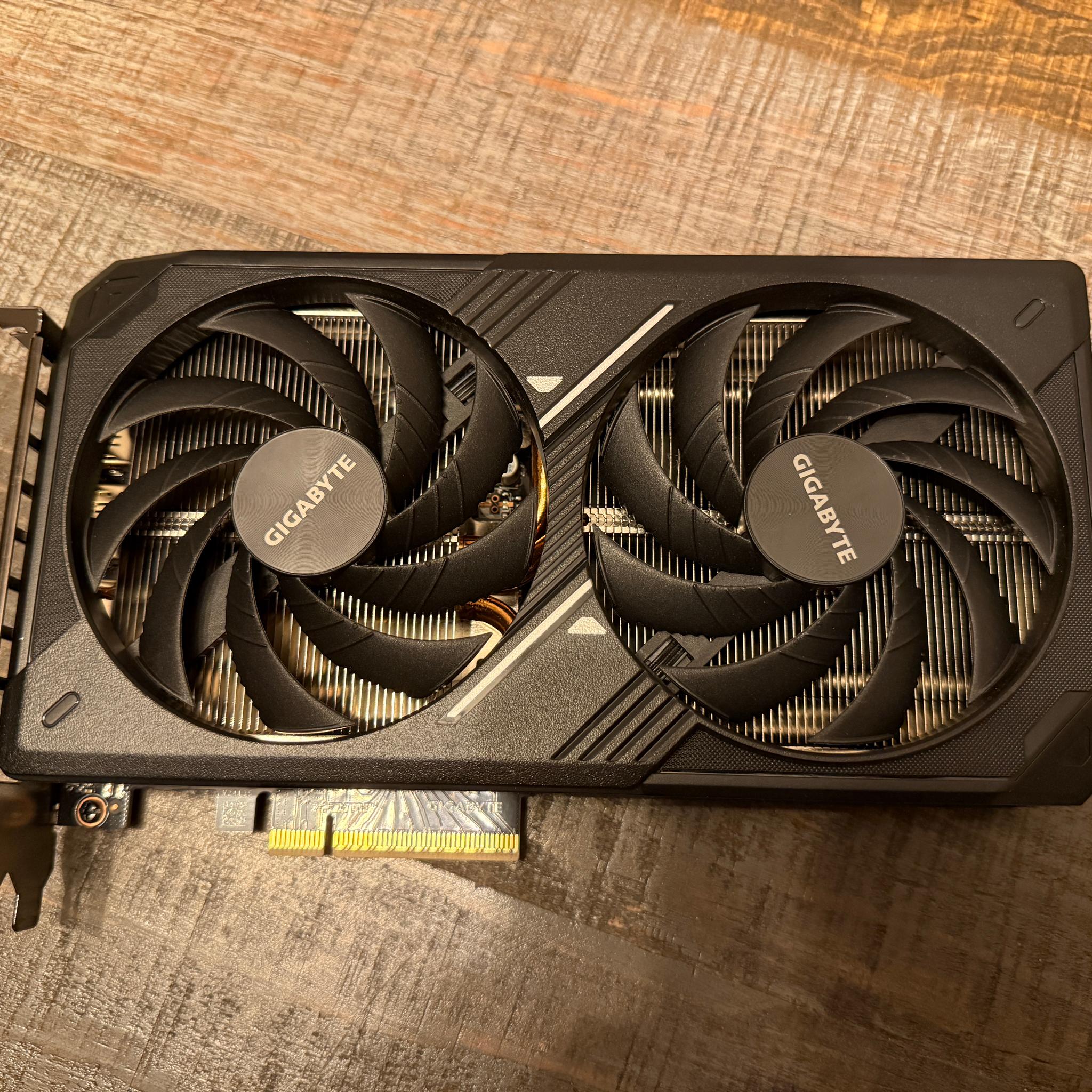 Used GIGABYTE GeForce RTX 5060 Ti WINDFORCE OC 16G Like New Box Included