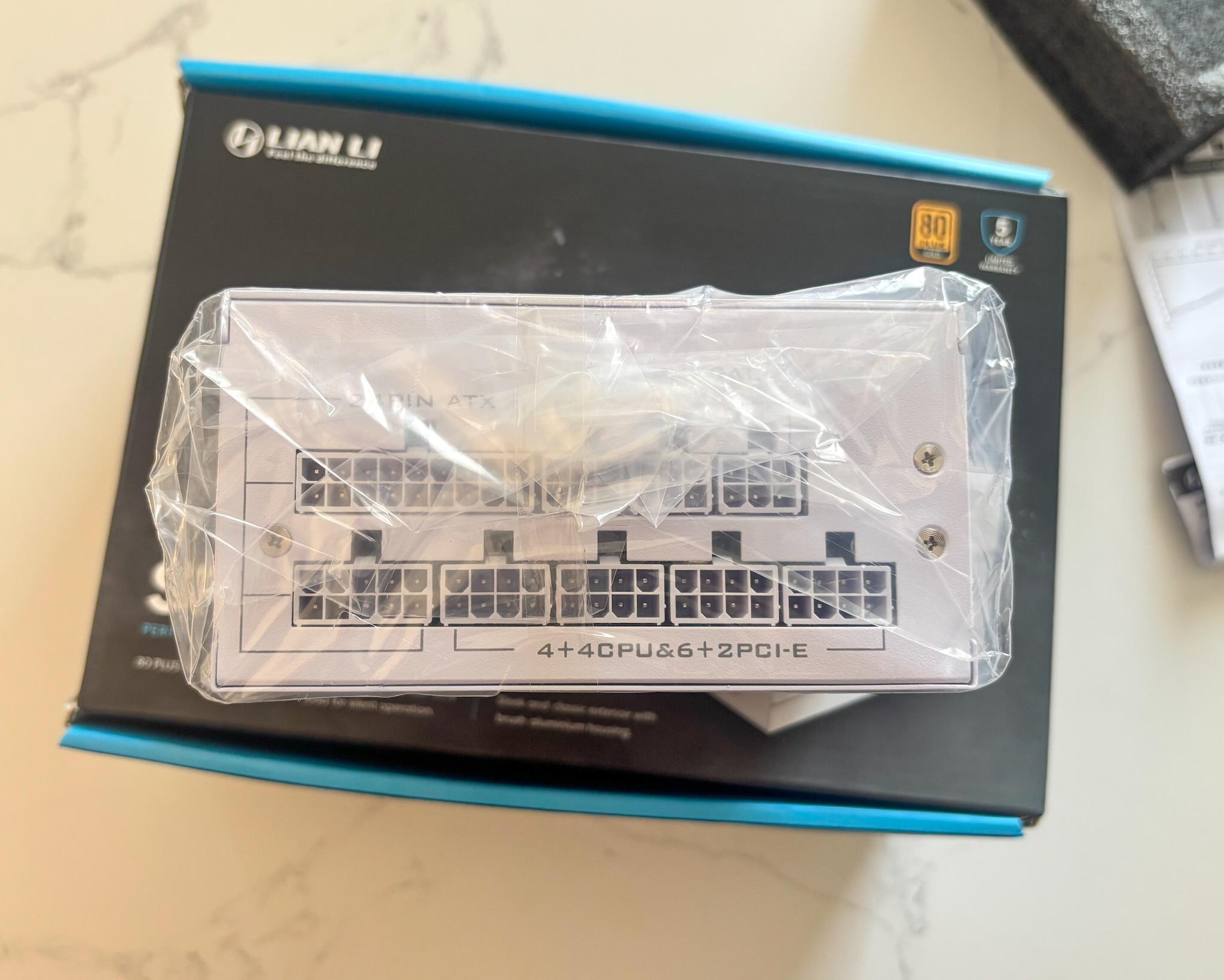 Lian Li SP750 White – 750W SFX Power Supply | Fully Modular & 80+ Gold