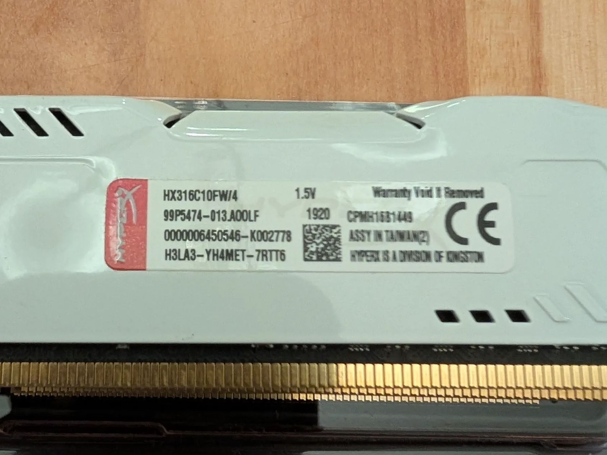 Kingston HyperX Fury 16GB DDR3-1600 CL10 240-pin DRAM/DIMM (4x4GB)