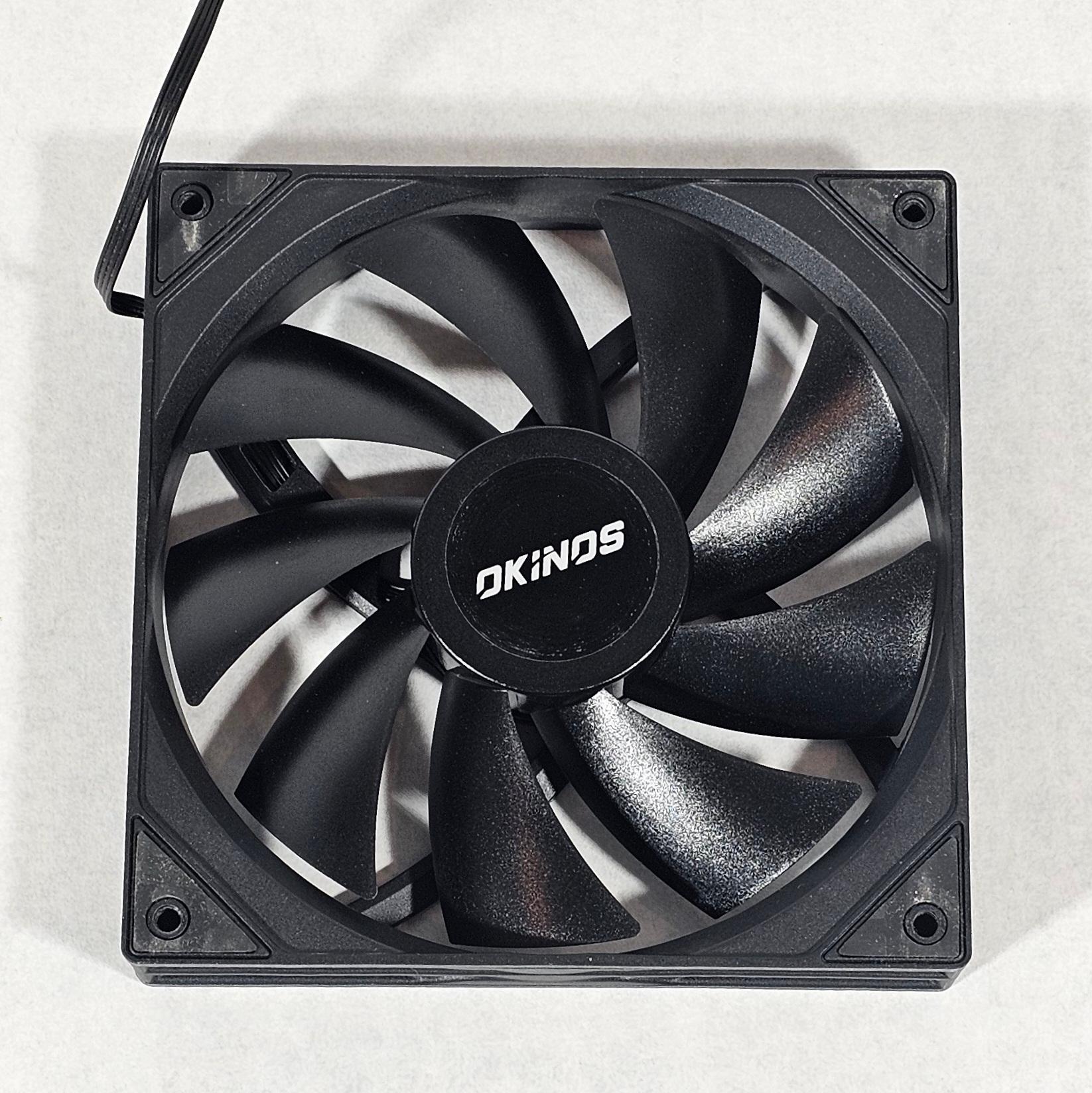 Box of (5) 140mm Okinos PC Fans Lot