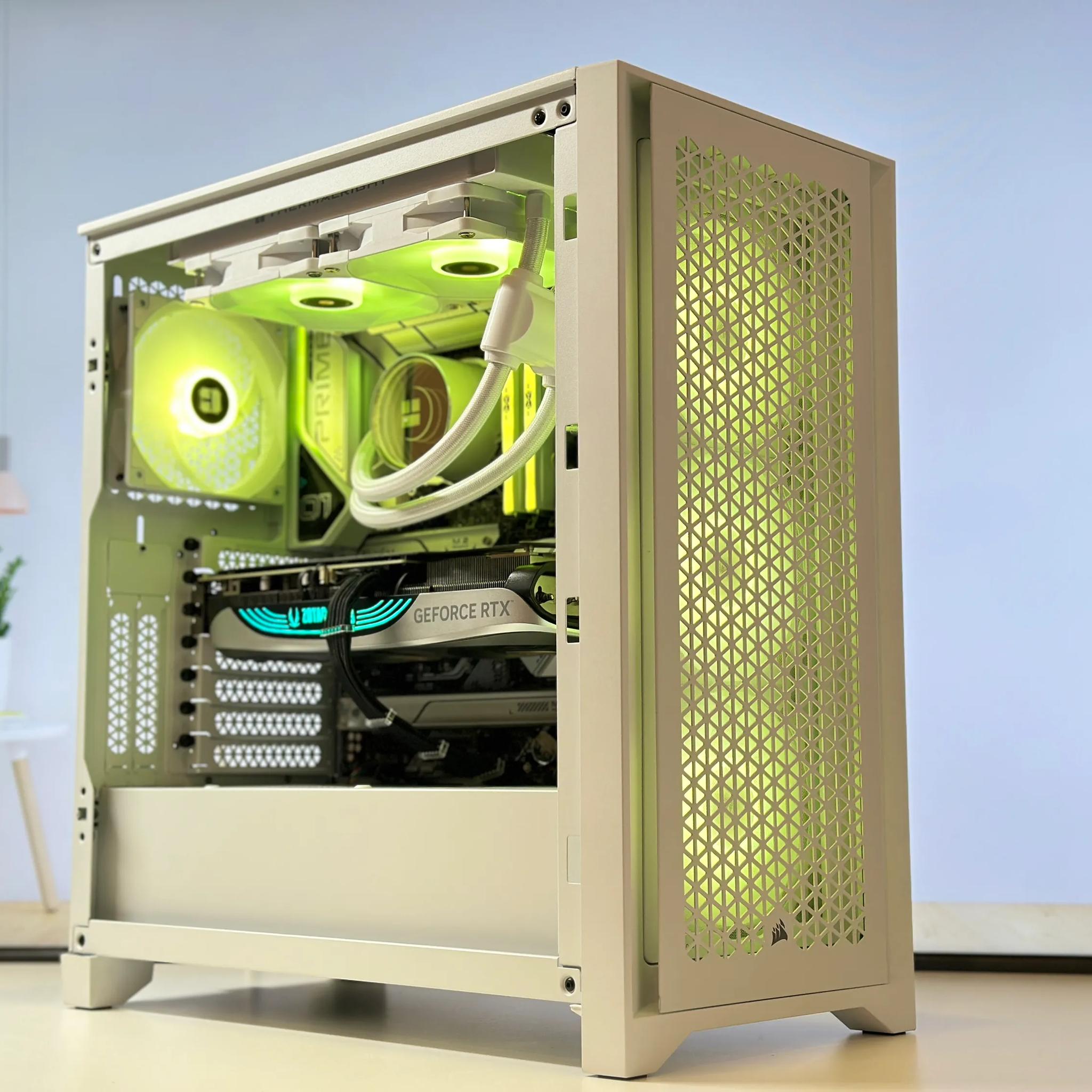 🧊🐎White Walker🐎🧊Nvidia RTX 4070 Ti❄️Intel i7 12700KF 12Cores❄️32GB DDR5 6000MHz❄️2TB SSD NVME