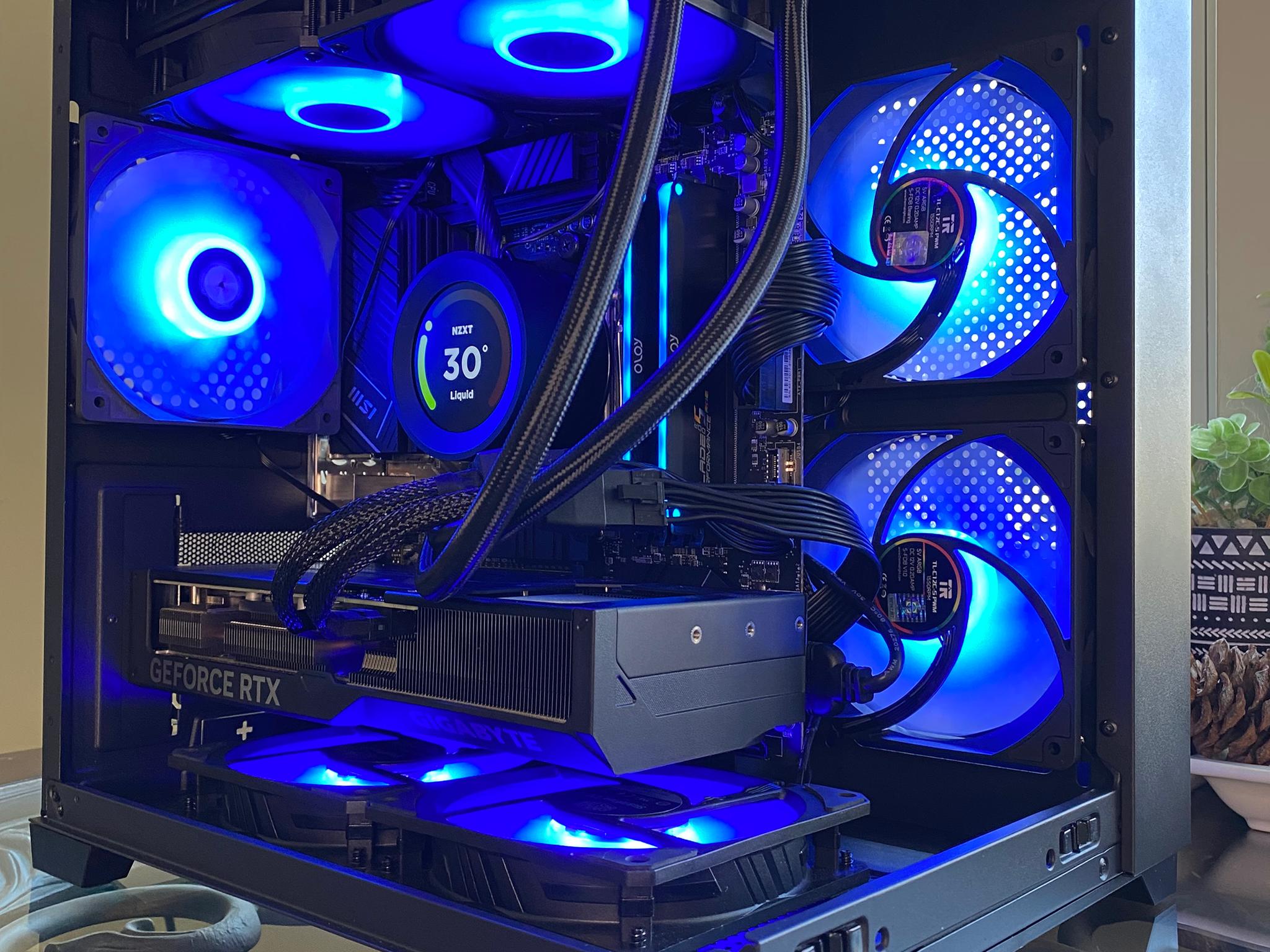Hematite VI R5 7600X RTX 4070 Super 2TB NVME 32GB DDR5 Liquid Cooled Gaming,Streaming, Editing PC