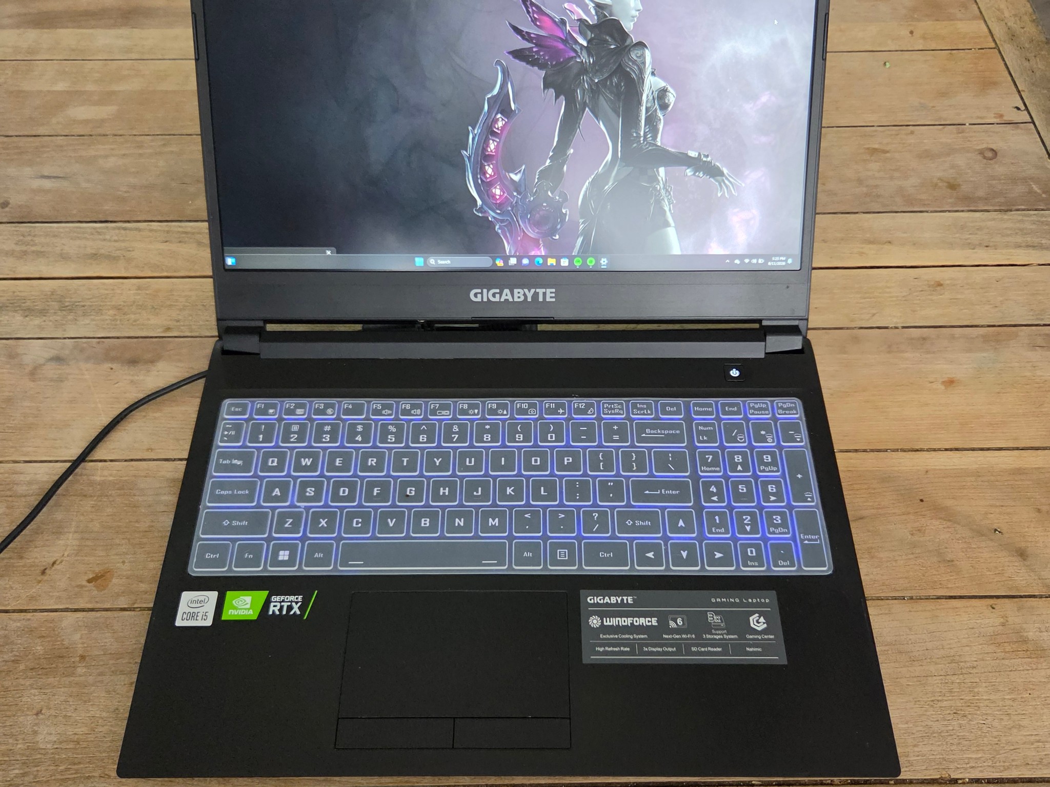 Gigabyte G5 KC gaming laptop 32GB DDR4 / 2 TB NVME SSD