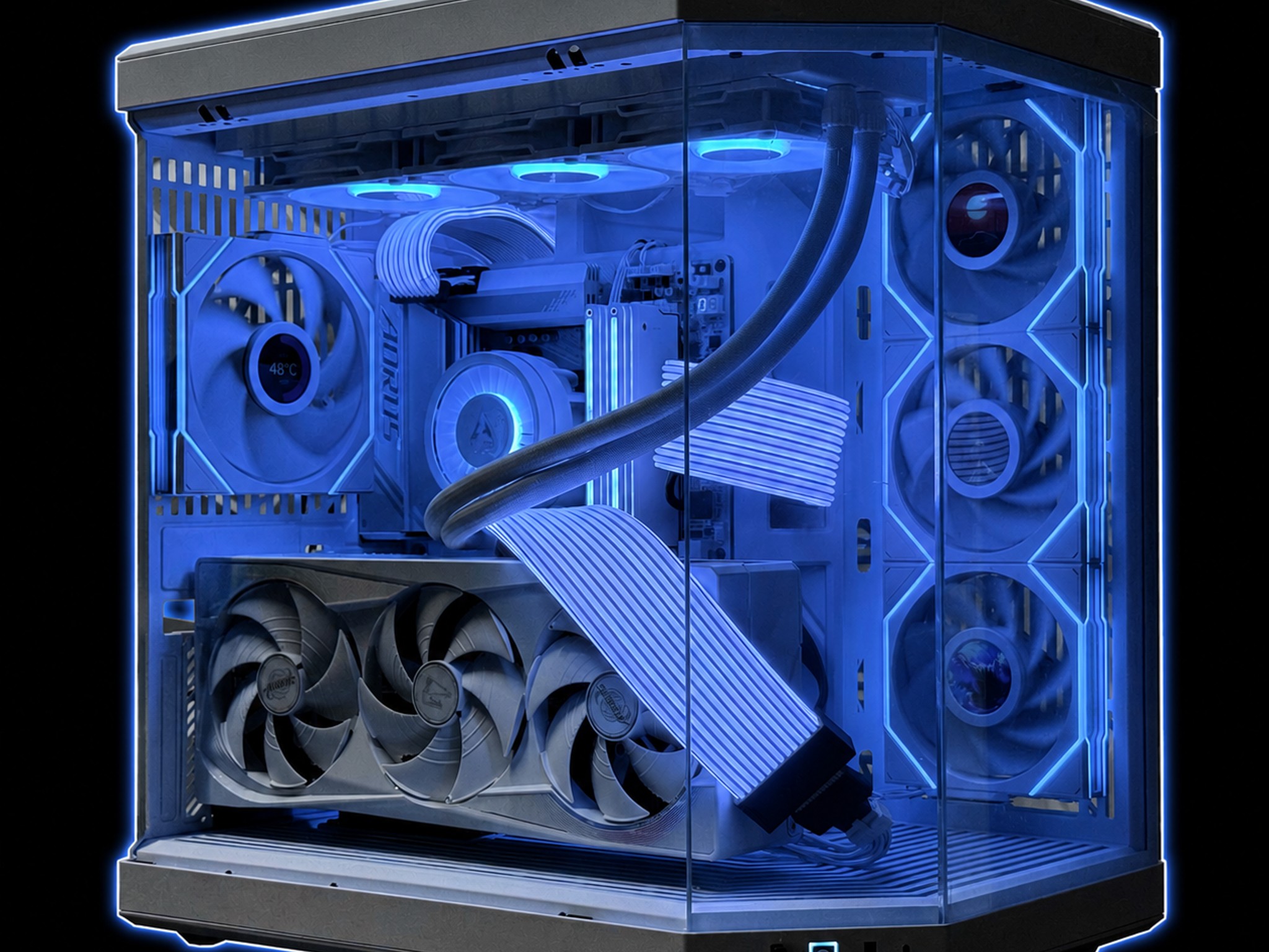 1440P/4K All White Creator Pc / RTX 5080 / Ryzen 7 9800X3D / 32GB