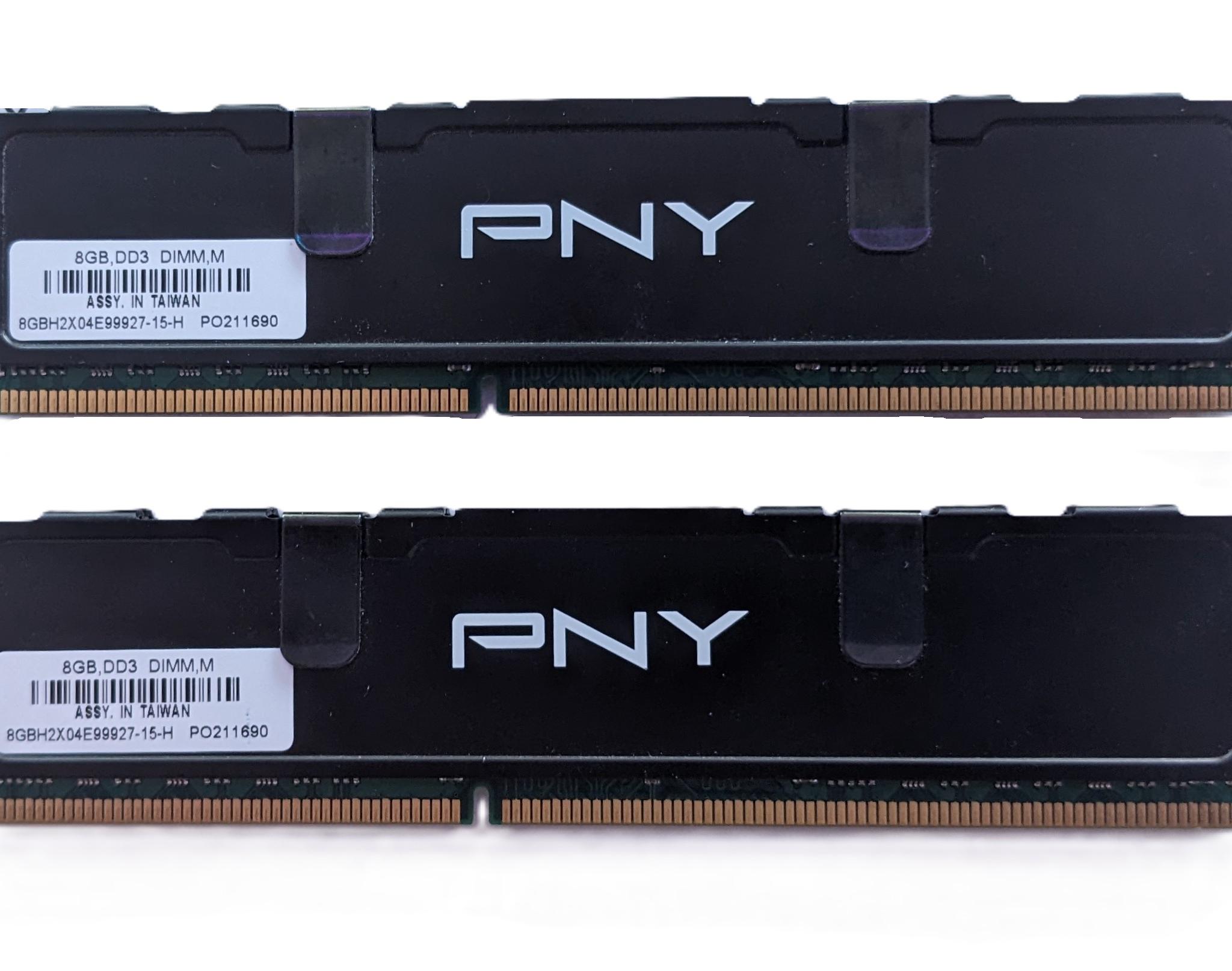 PNY XLR8 16gb (2x8gb) DDR3-1600 CL9 RAM Kit 8GBH2X04E99927-15H