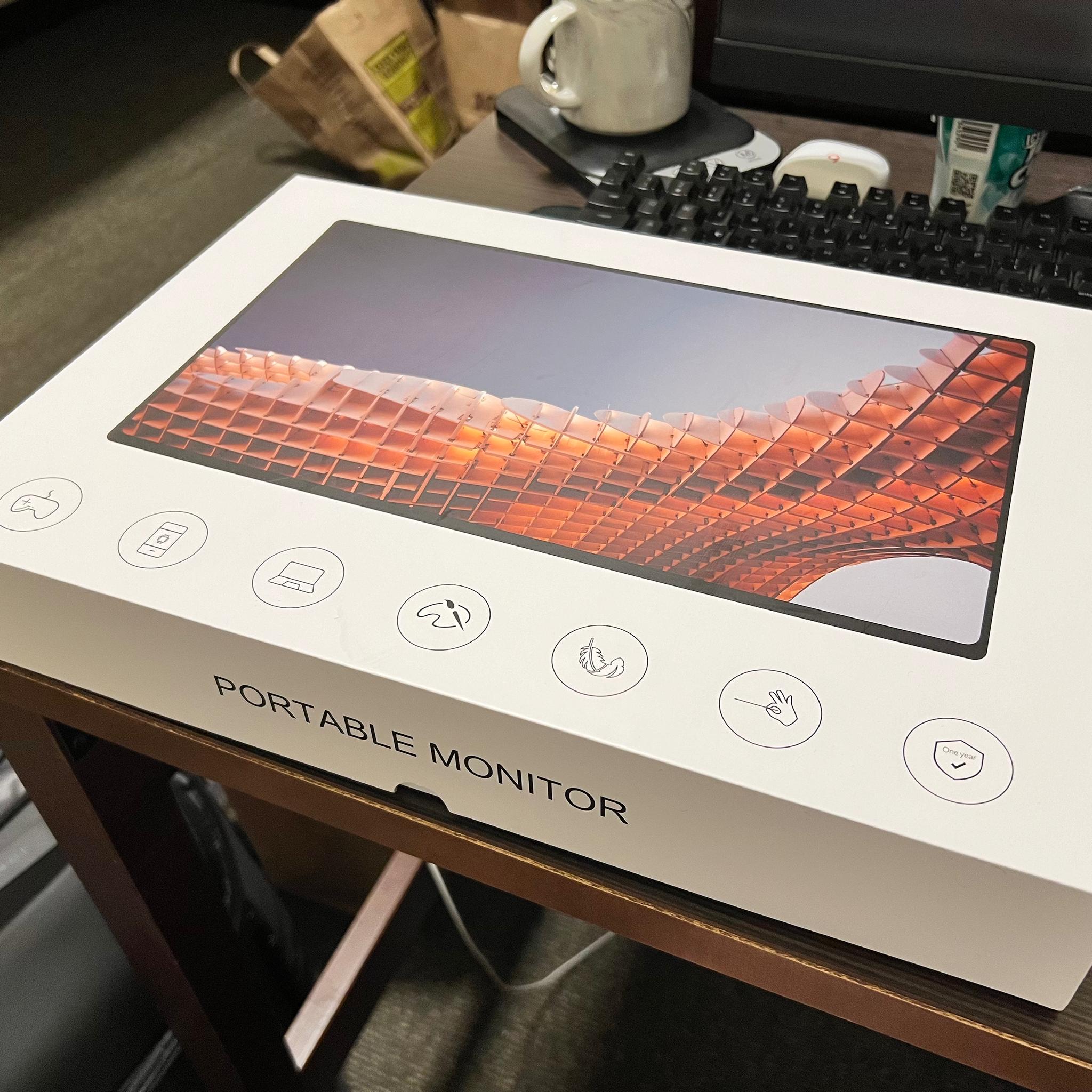 CNBANAN 16.1" Portable 1080P IPS 144Hz Gaming Monitor