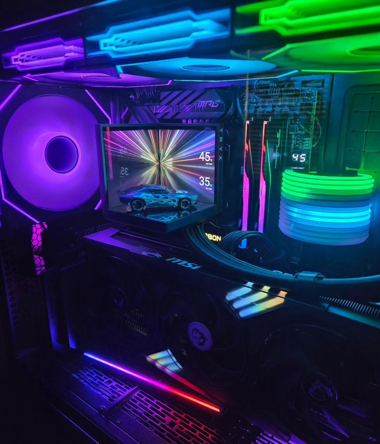 Ryzen 7 9850X3D / MSI GT 5070 TI OC 16GB / G SKILL 32GB DDR5 6000/Tryx Stage AIO / 1000W Lian Li PSU