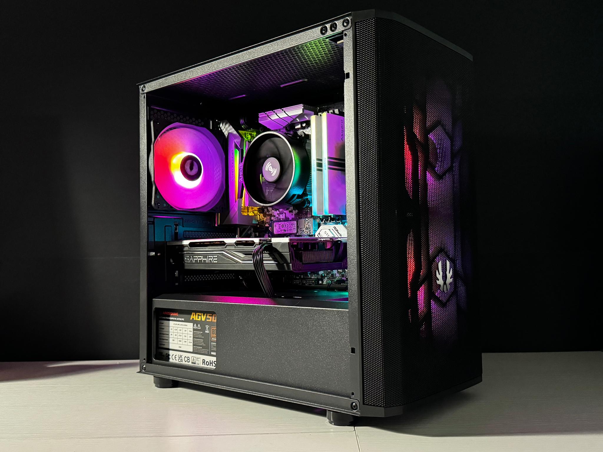 ⚫️BUDGET⚫️ Gaming PC | AMD Ryzen 5 4500 | 16GB DDR4 | RX 580 8GB | 512GB m.2 SSD | Win11 PRO | Wi-Fi