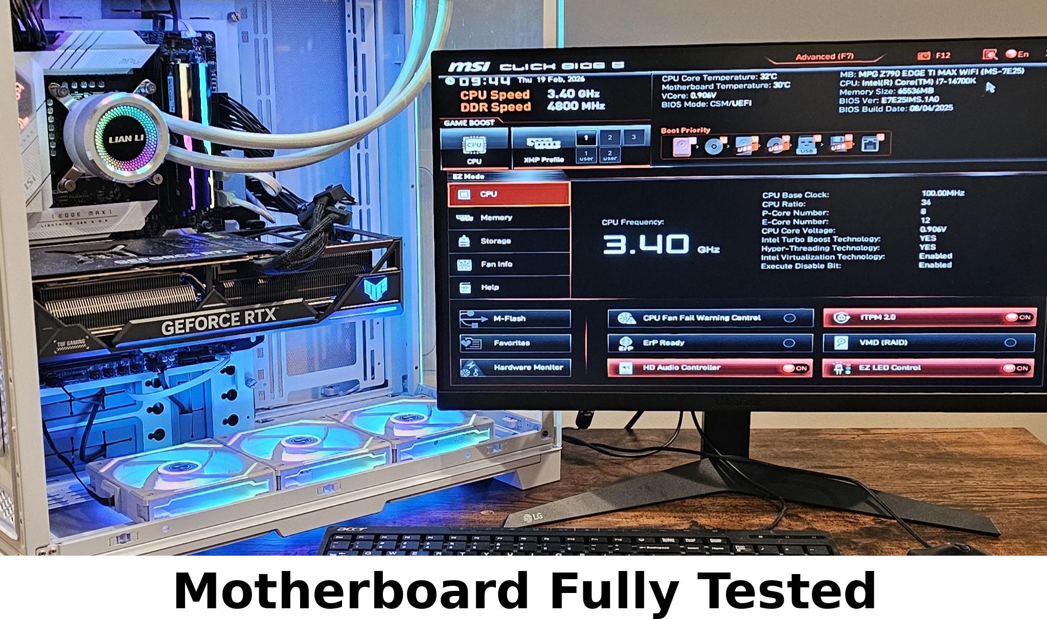 MSI MPG Z790 EDGE WIFI ATX Motherboard - Like New