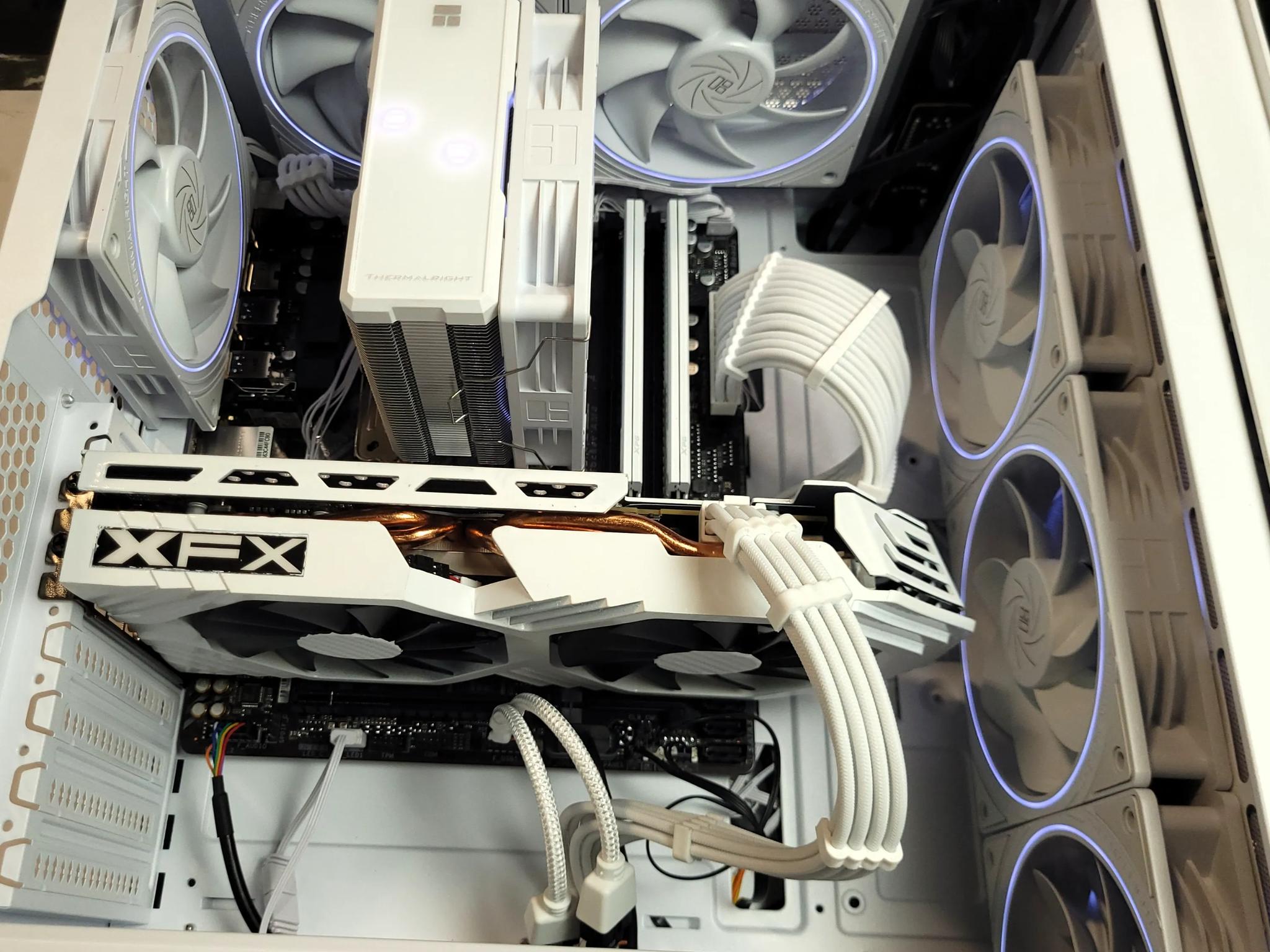 All White Budget Gaming PC | Ryzen 5 | XFX RX 580 8gb GPU