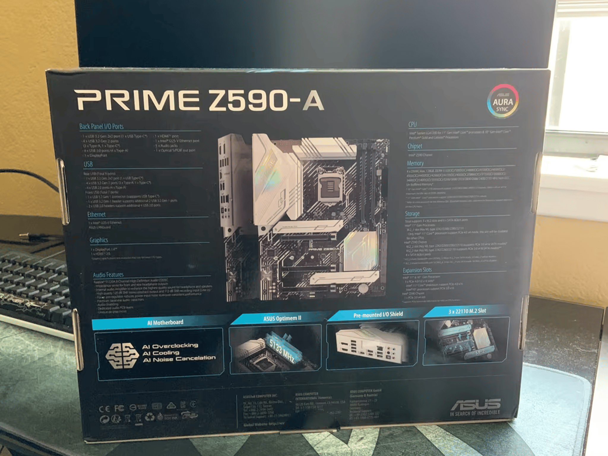 Asus Prime Z590-A BNIB Motherboard