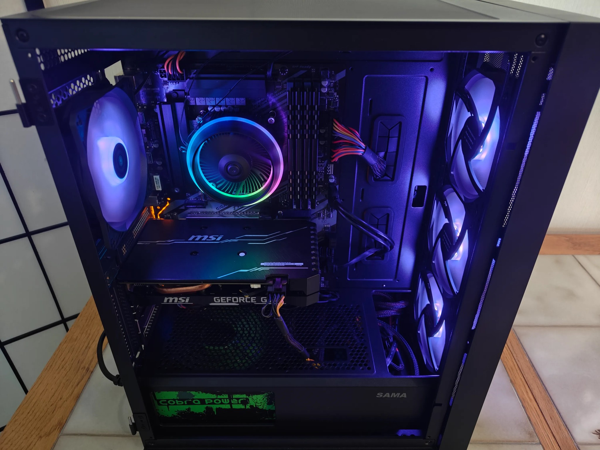 Obsidian Comet | GTX 1660 Super OC | i3-9100 | 1TB NVMe SSD/HDD | 16GB DDR4 RAM | WiFi | Windows 10