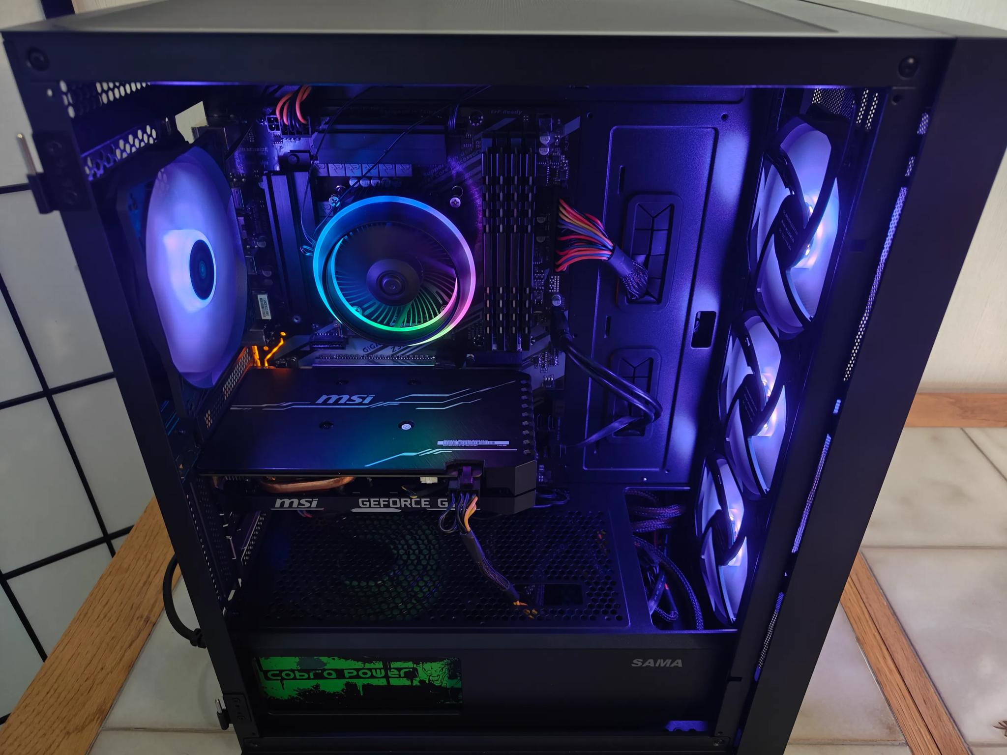 Obsidian Comet | GTX 1660 Super OC | i3-9100 | 1TB NVMe SSD/HDD | 16GB DDR4 RAM | WiFi | Windows 10