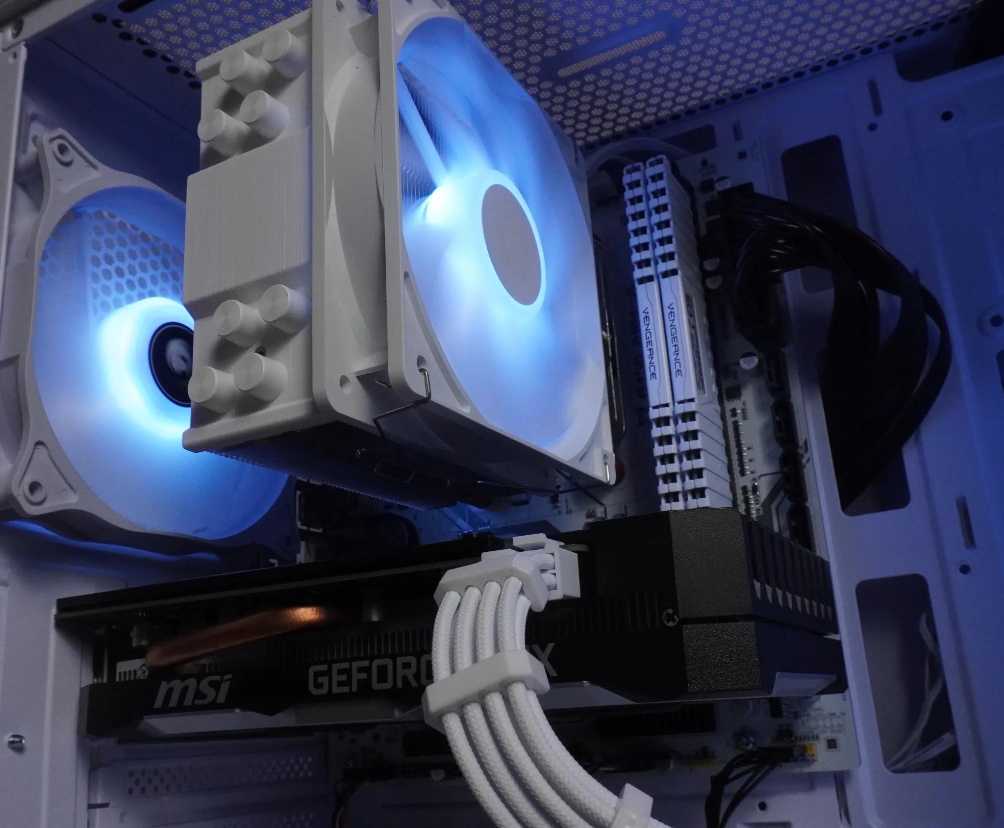 🤍ALL WHITE🤍 1080p GAMING MACHINE 💚GTX 1660 Super 🧡 Ryzen 5 5500 | 16GB | 1TB | WIFI