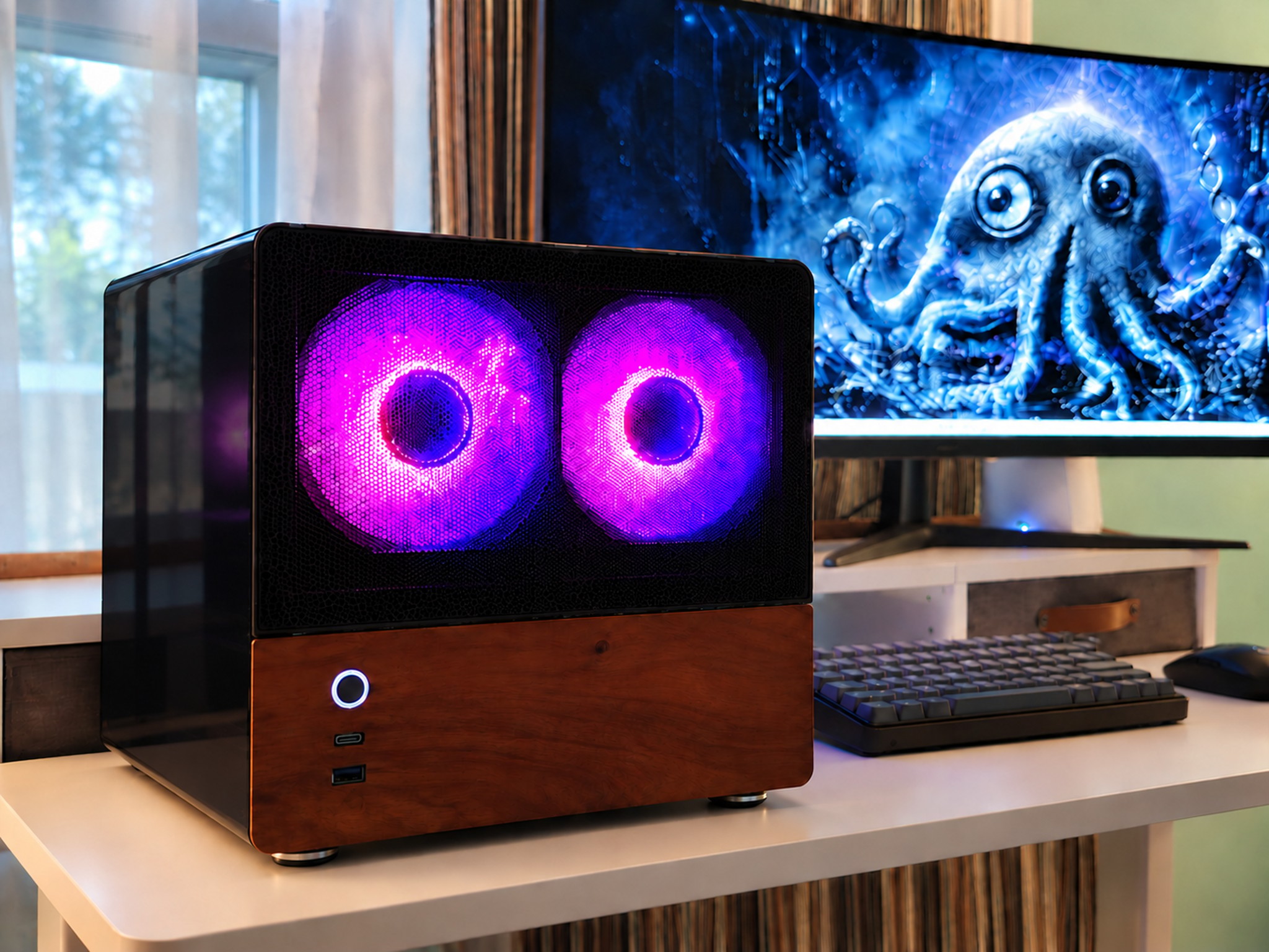 RX 9060 XT 16GB Compact 1440p Gaming PC | Ryzen 5 5600X3D | 32GB RAM | 1TB Total NVMe | Nikita Volt