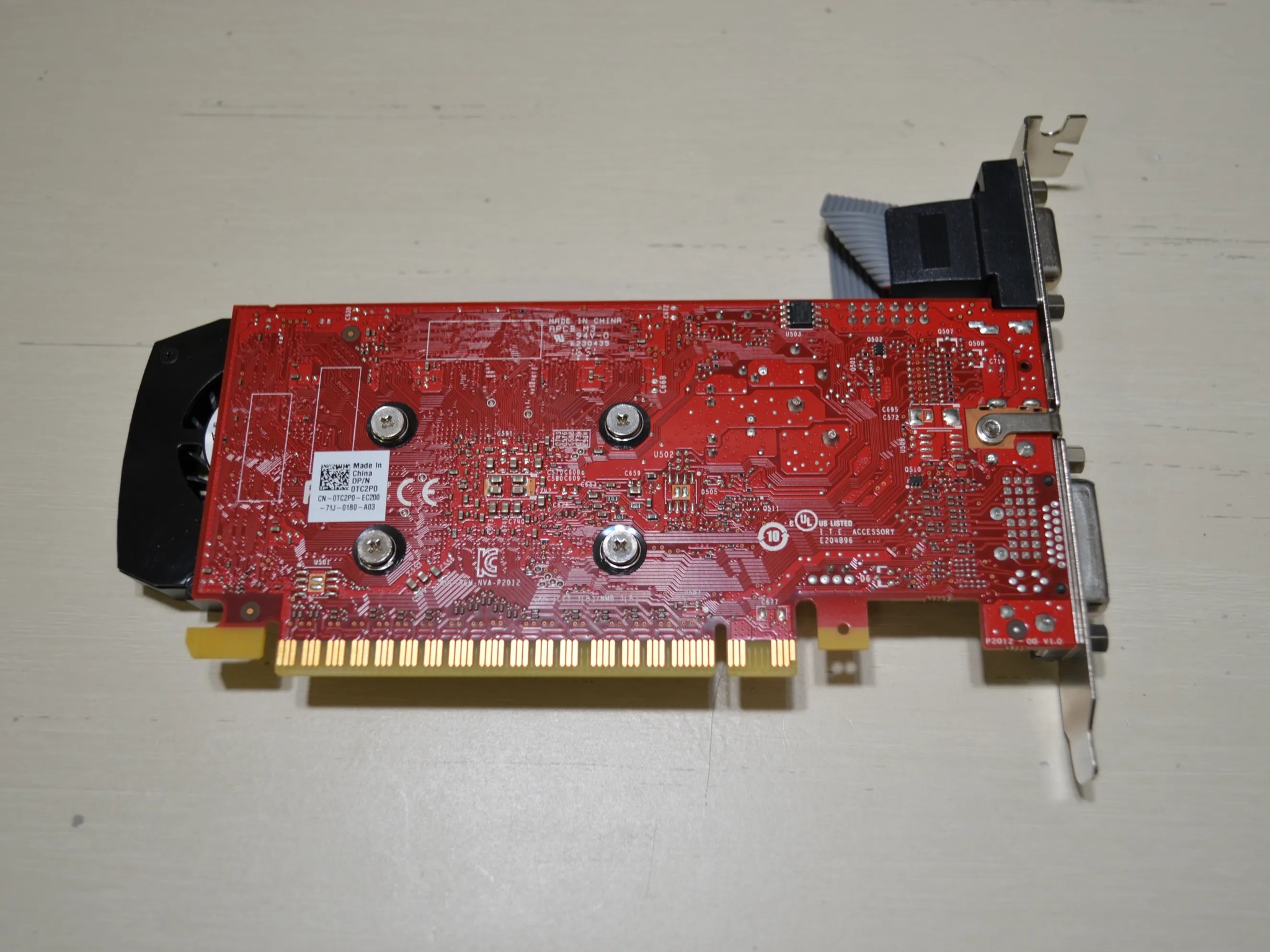 NVIDIA GeForce GTX 745 4GB; 1x DVI-D 1x HDMI 1x VGA GPU (#5)