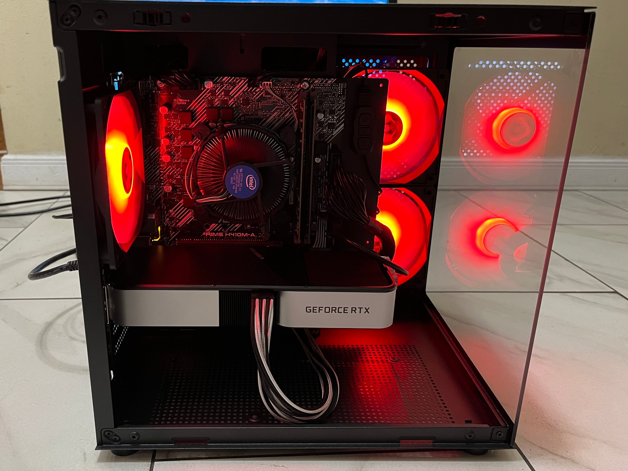 🟠🔥NVIDIA RTX 3060 Ti, Intel i5-10400, 16GB RAM, 1TB SSD, High Performance RGB Gaming PC w/ Remote
