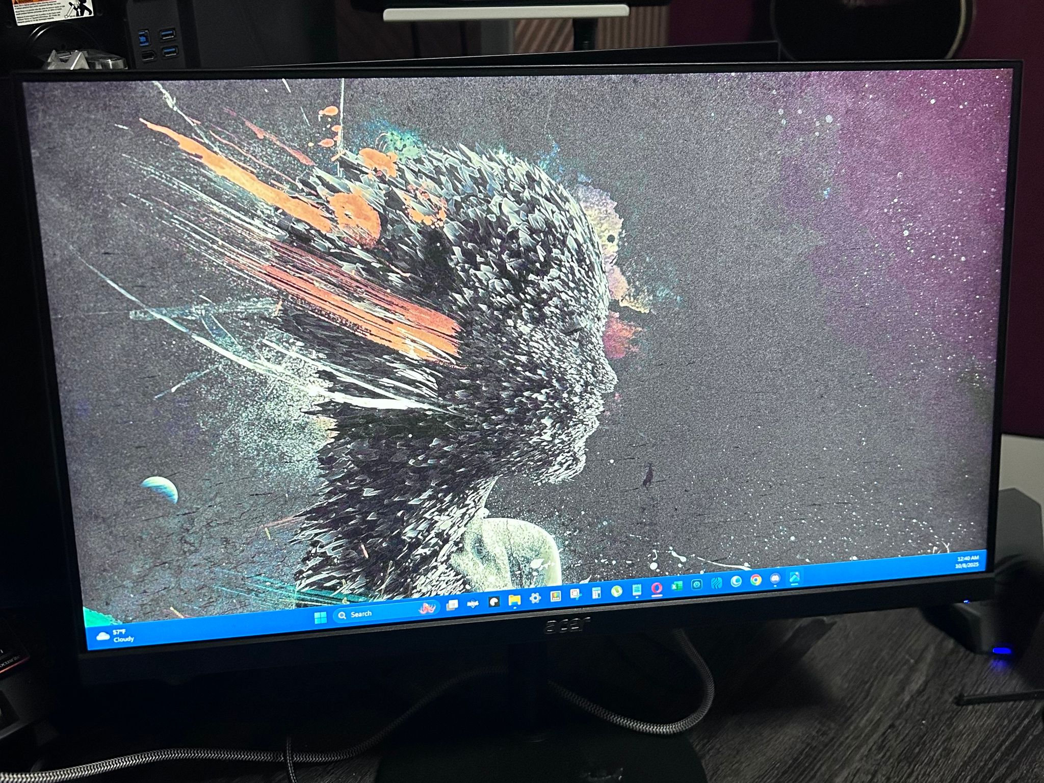 ACER CB242Y Widescreen LED Monitor (100hz) 1920x1080