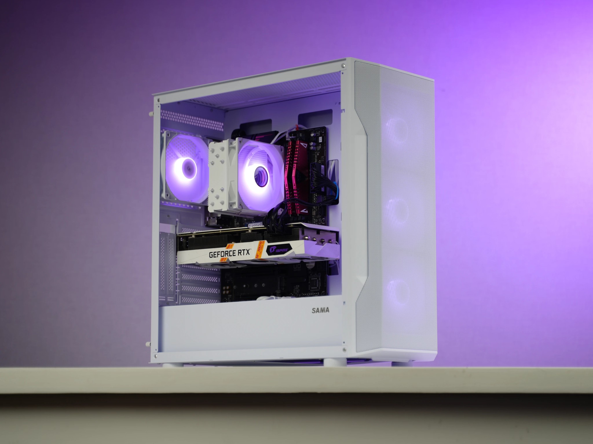 “LXFORM” RTX 3060 Ti Ryzen 5 3500X 16GB 2.3TB Windows 11 Workstation Gaming PC Powerhouse