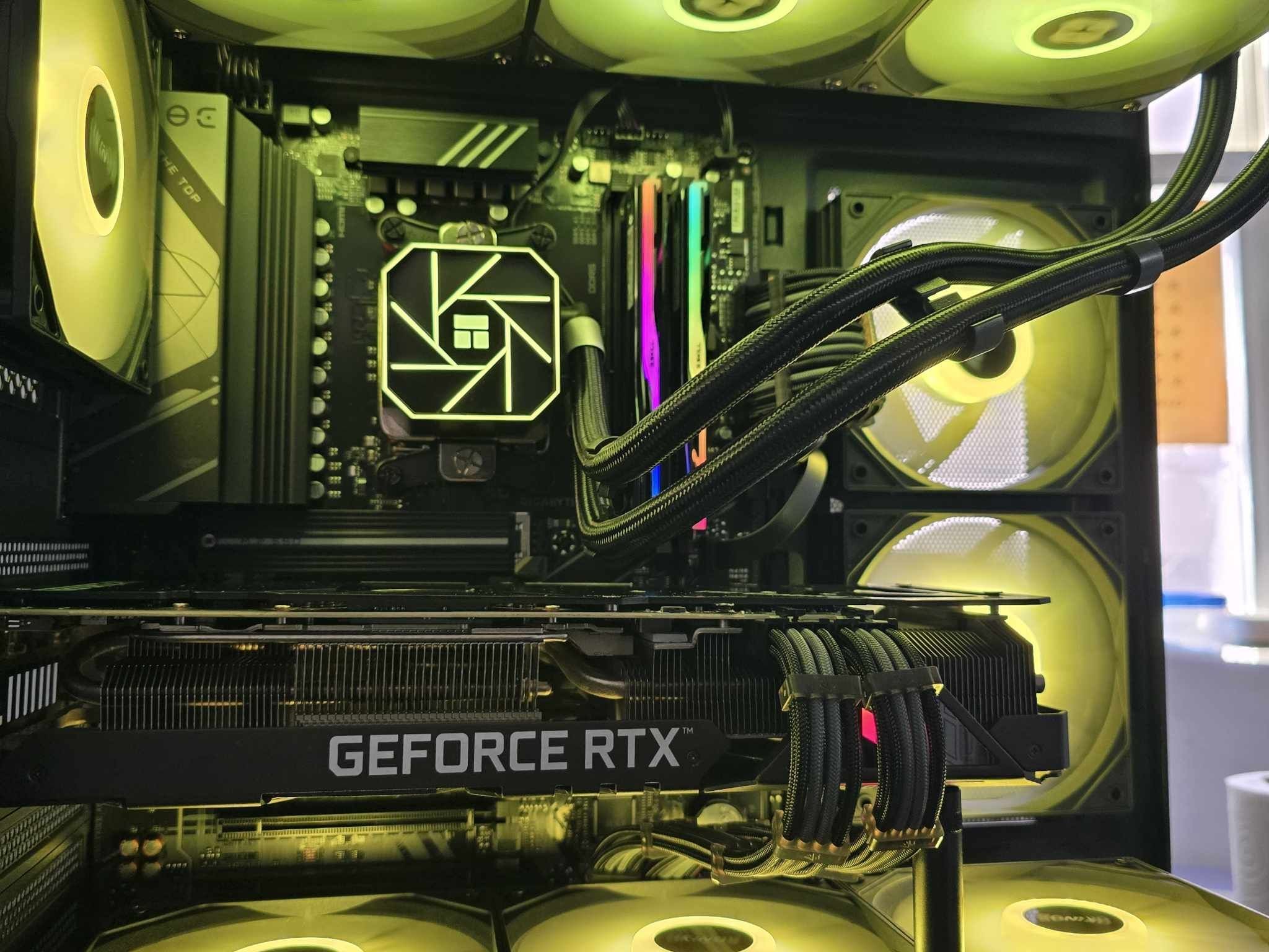 🟡⚫1440P CUSTOM PC | ASUS TUF RTX 3080 | RYZEN 5 7600X | OKINOS AQUA 7 CASE⚫🟡