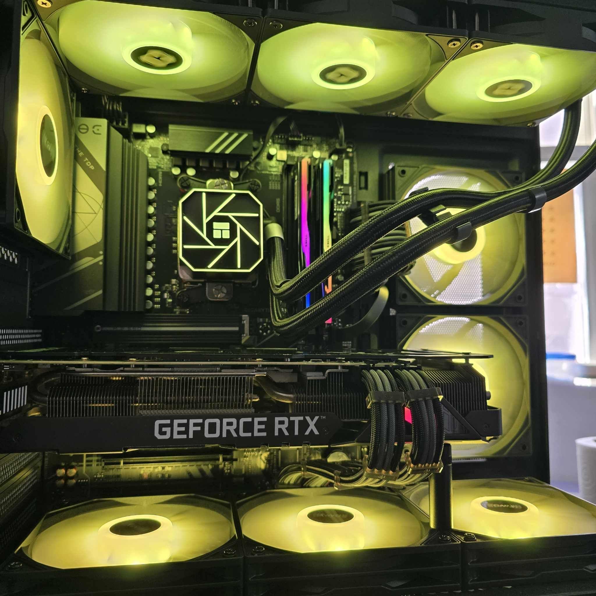 🟡⚫1440P CUSTOM PC | ASUS TUF RTX 3080 | RYZEN 5 7600X | OKINOS AQUA 7 CASE⚫🟡