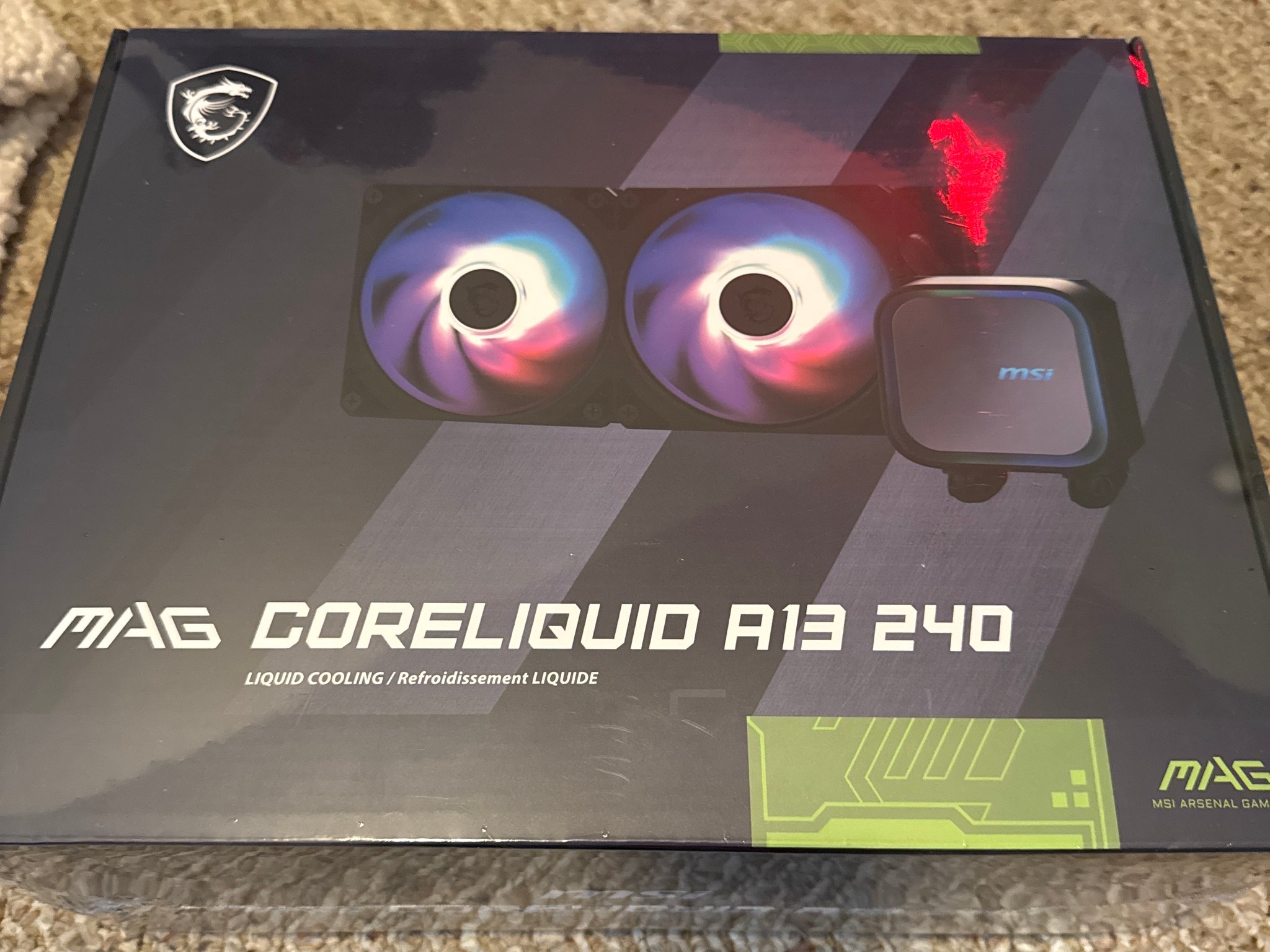 Brand New MSI MAG CoreLiquid A13 240 AIO Cooler